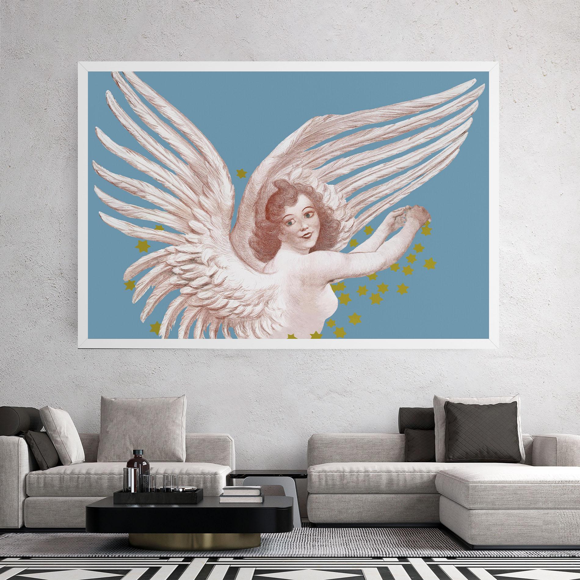 Leinwandbild Stars Angel mockup 2