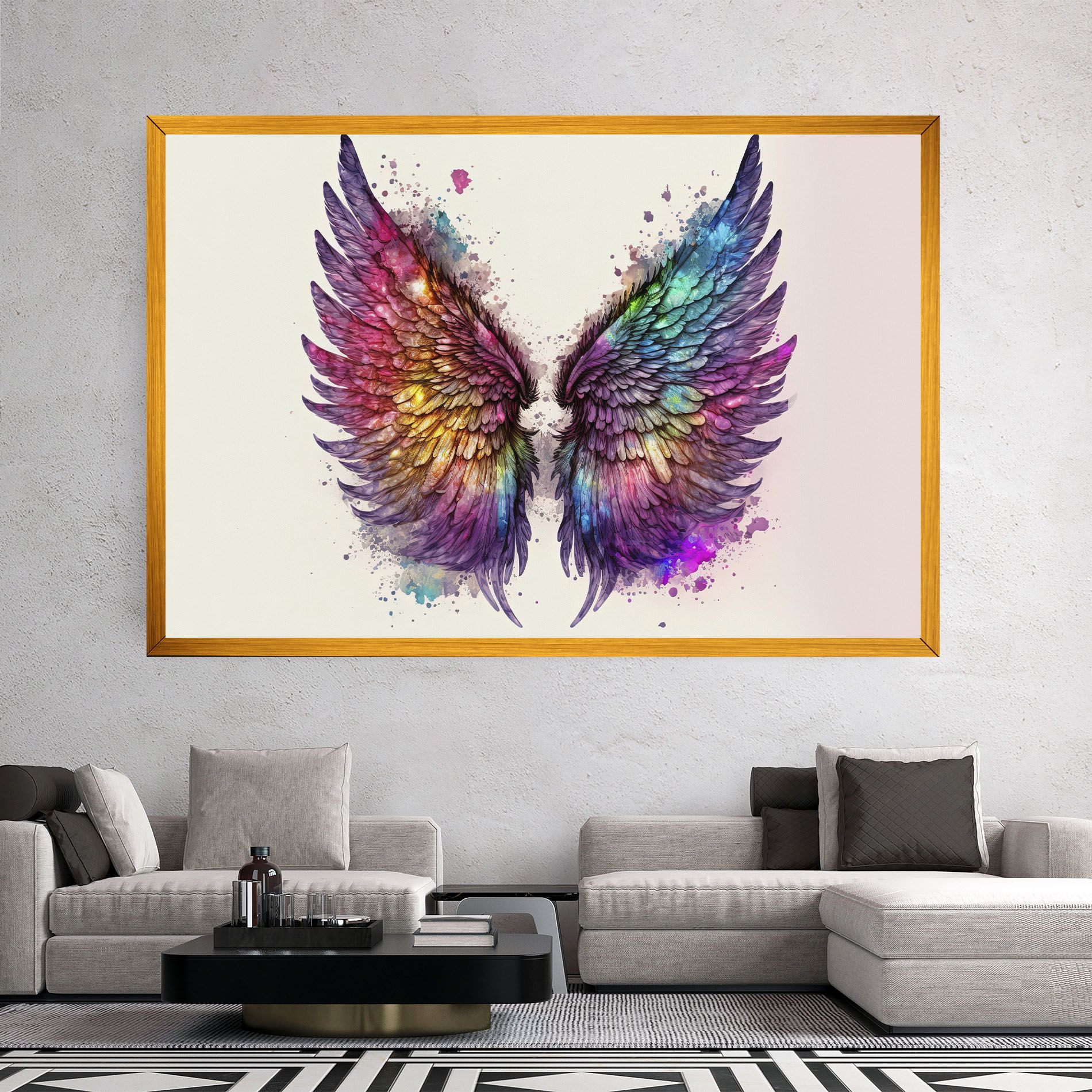 Magic Watercolor Wings mockup 2