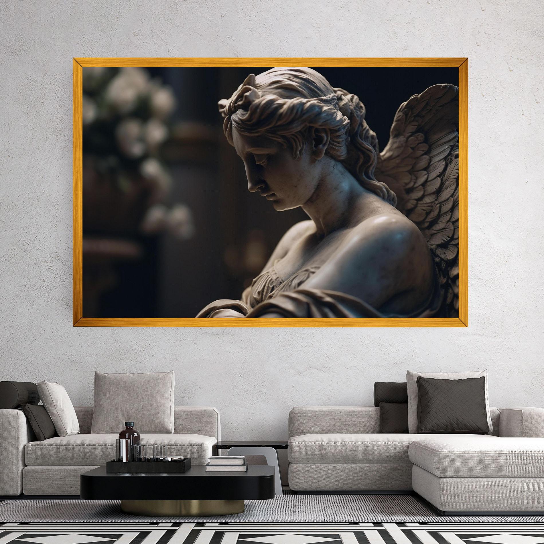 Leinwandbild Praying Woman mockup 2