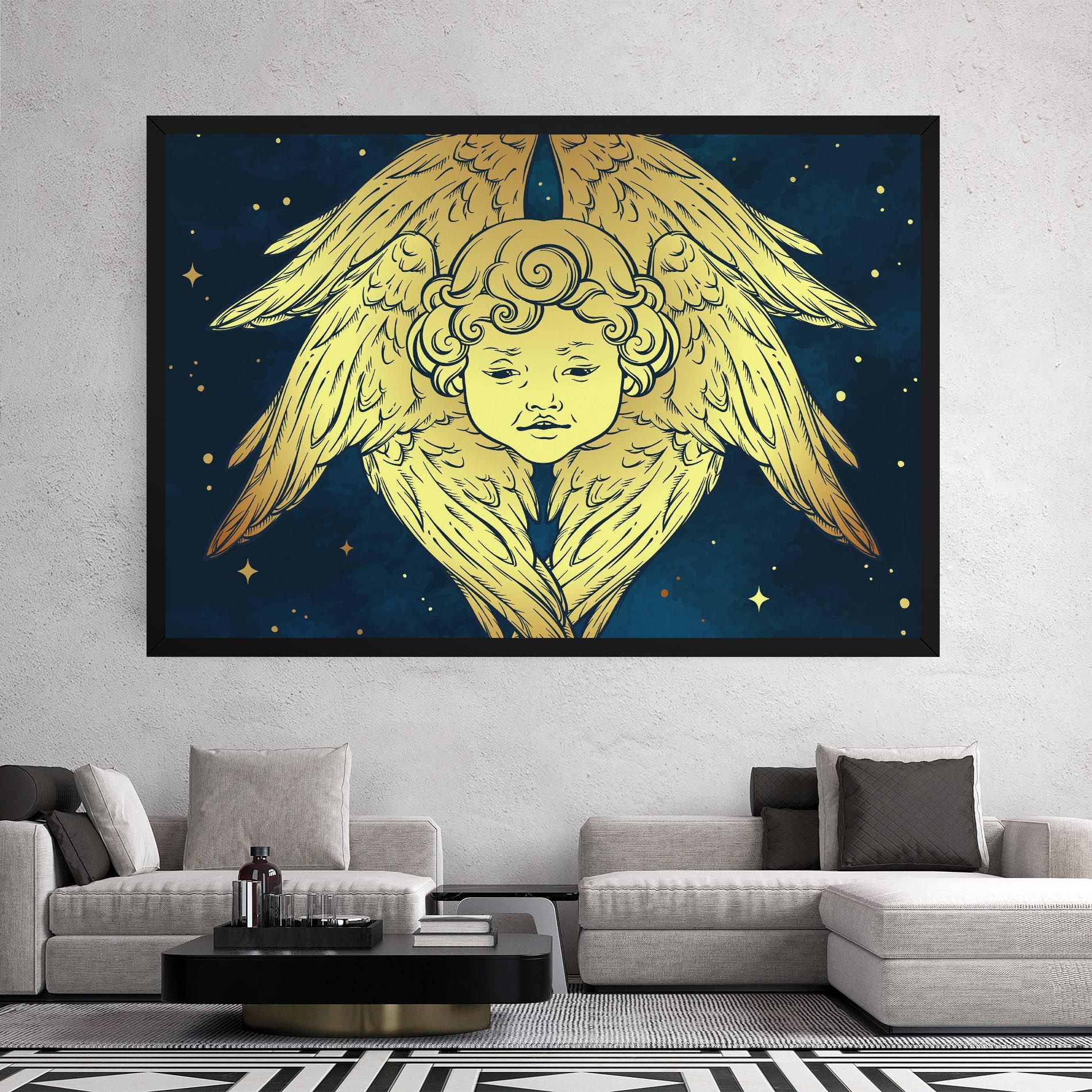 Gold Wings Angel mockup 2