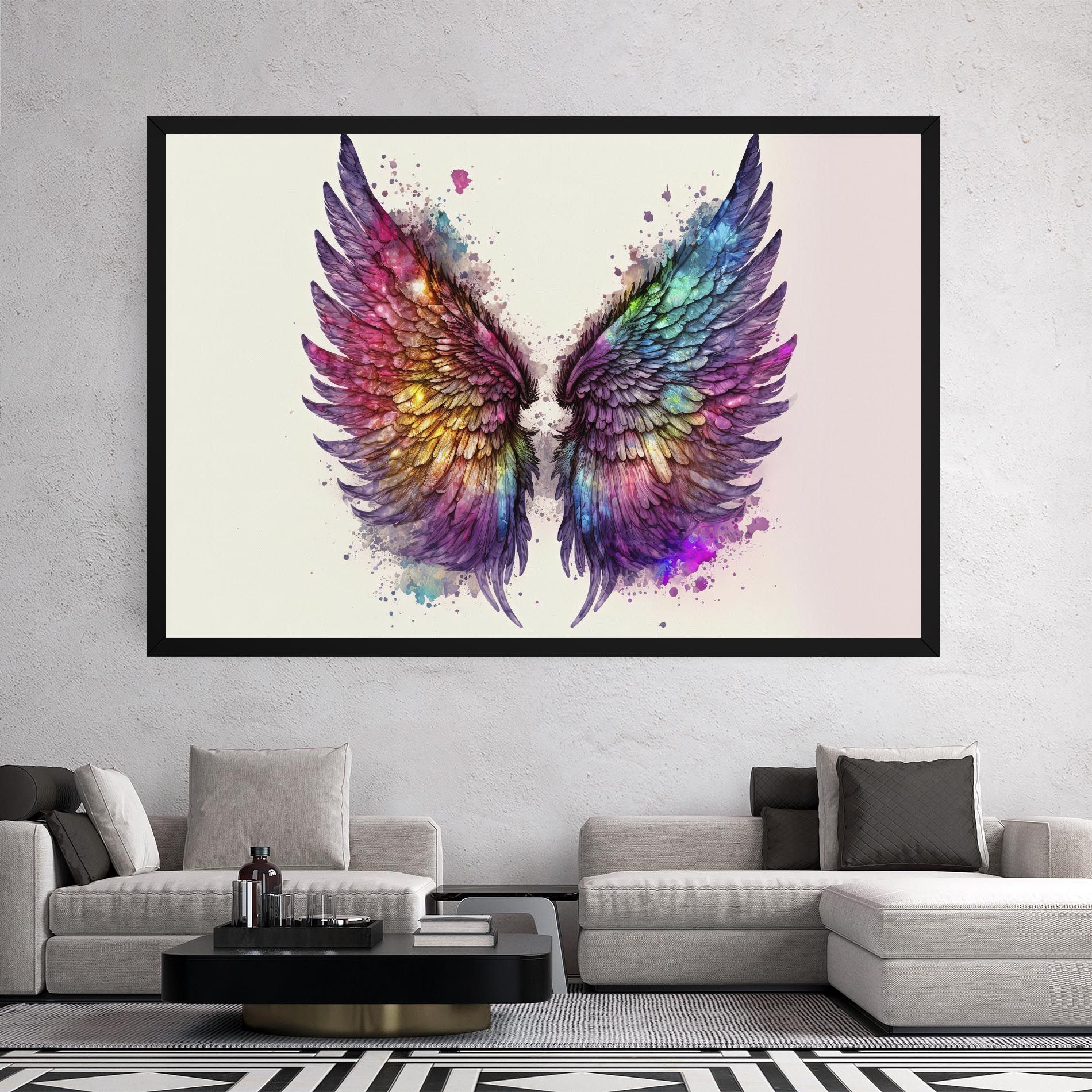 Magic Watercolor Wings mockup 2