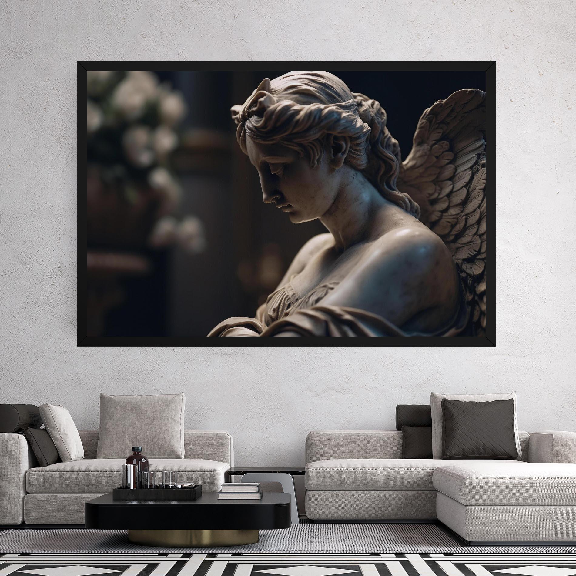 Leinwandbild Praying Woman mockup 2