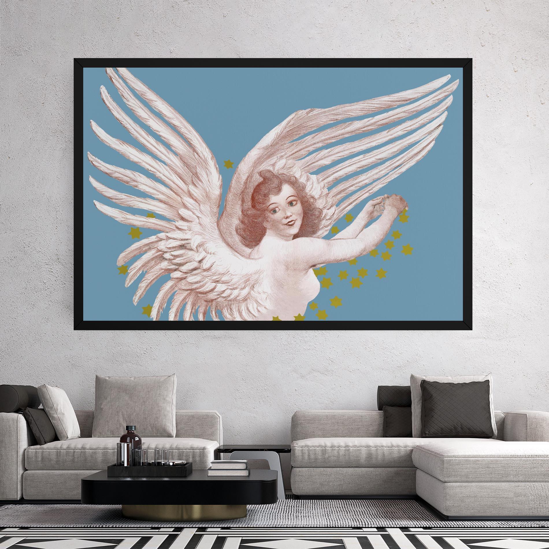 Leinwandbild Stars Angel mockup 2