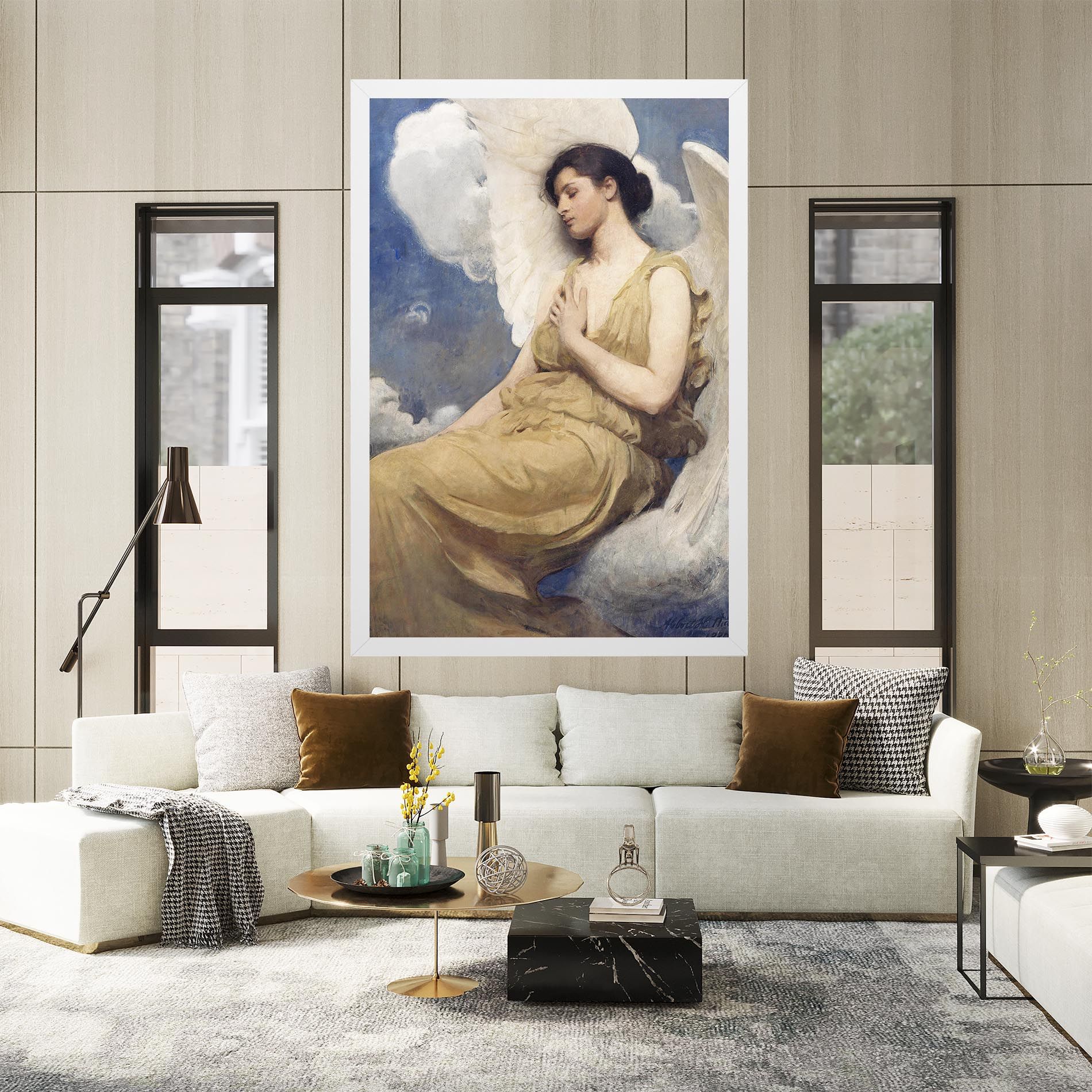 Angel Woman Painting mockup 2