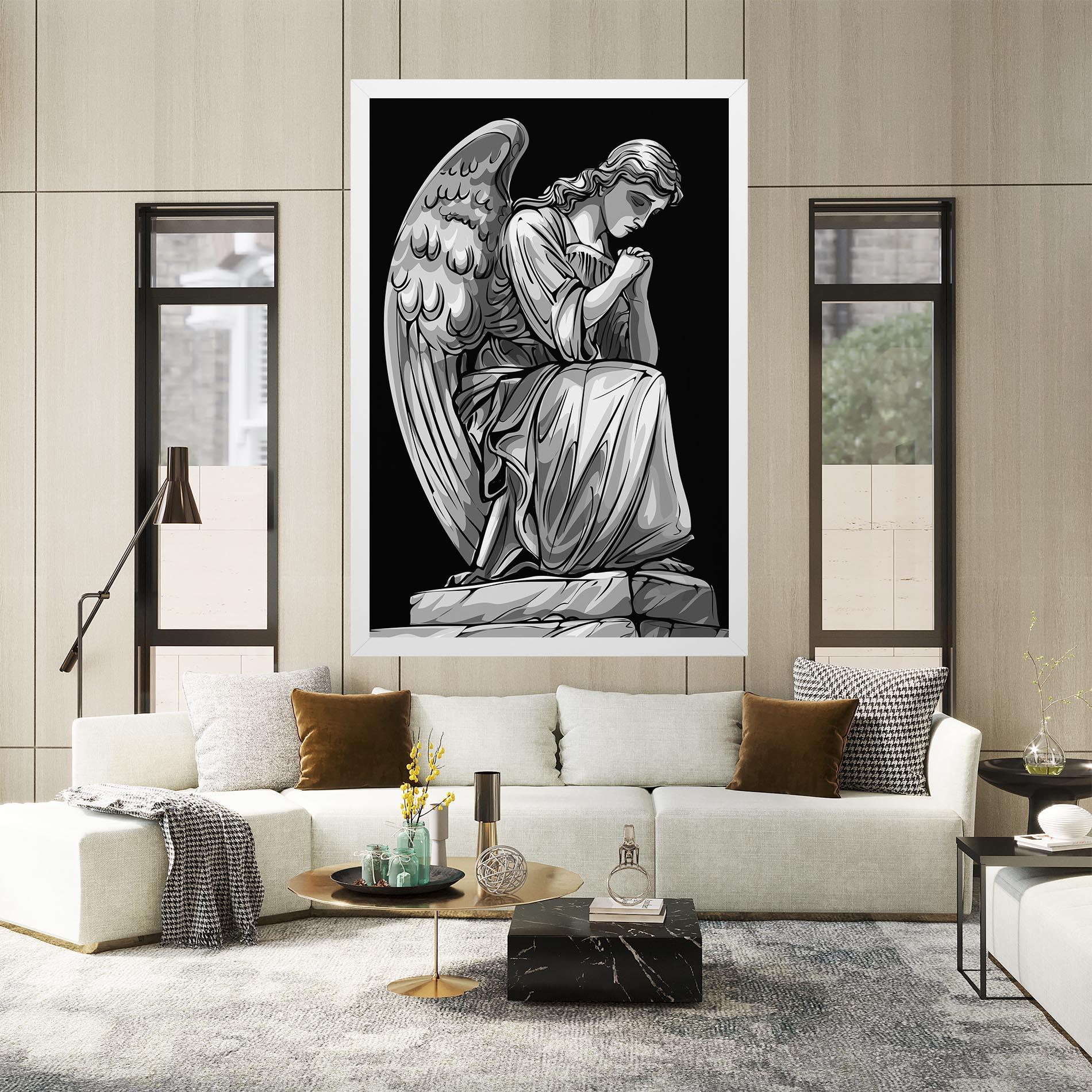 Leinwandbild Pray Angel mockup 2