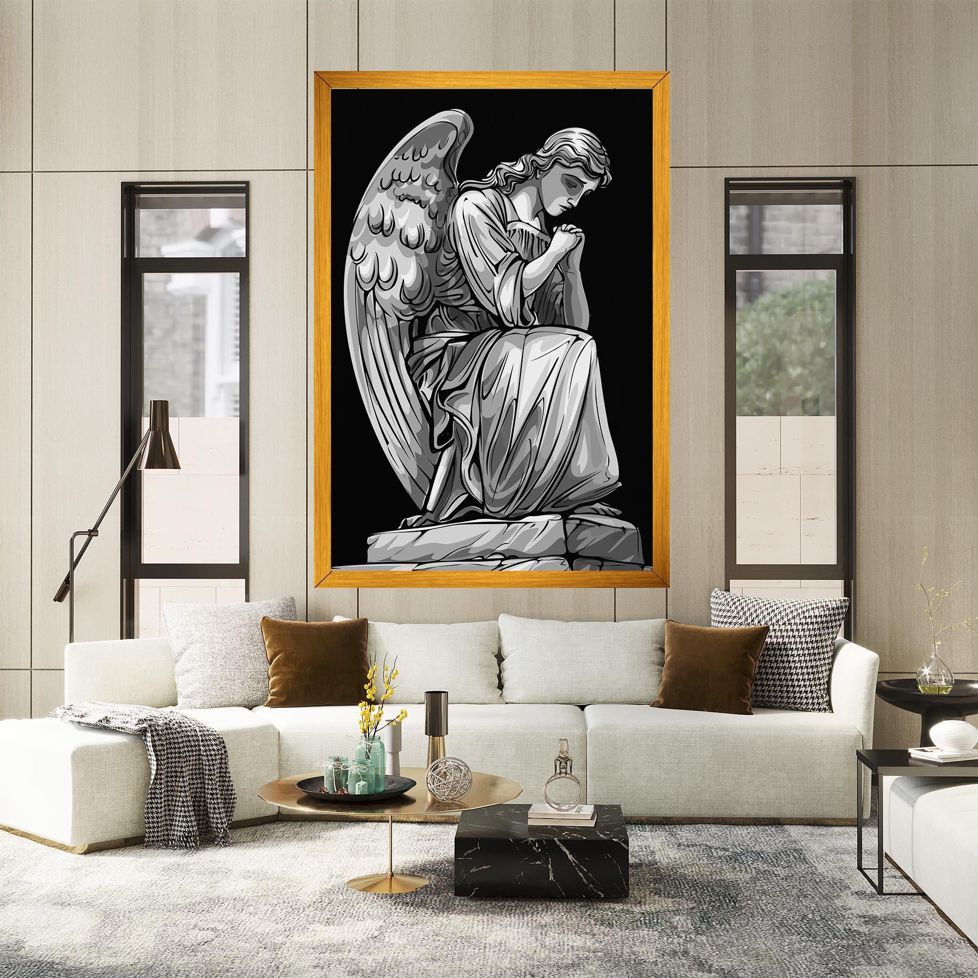 Leinwandbild Pray Angel mockup 2