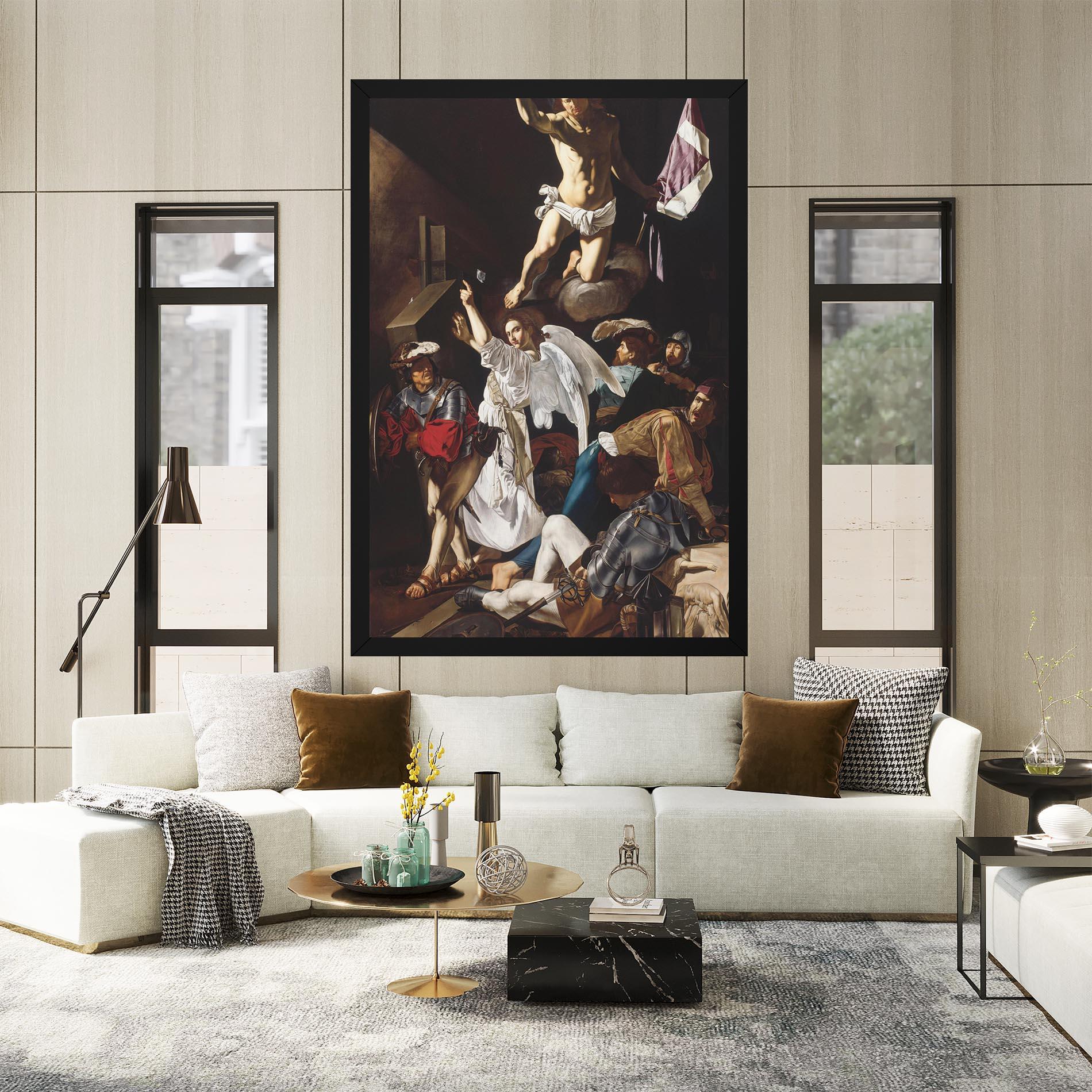 Leinwandbild Angel Painting mockup 2