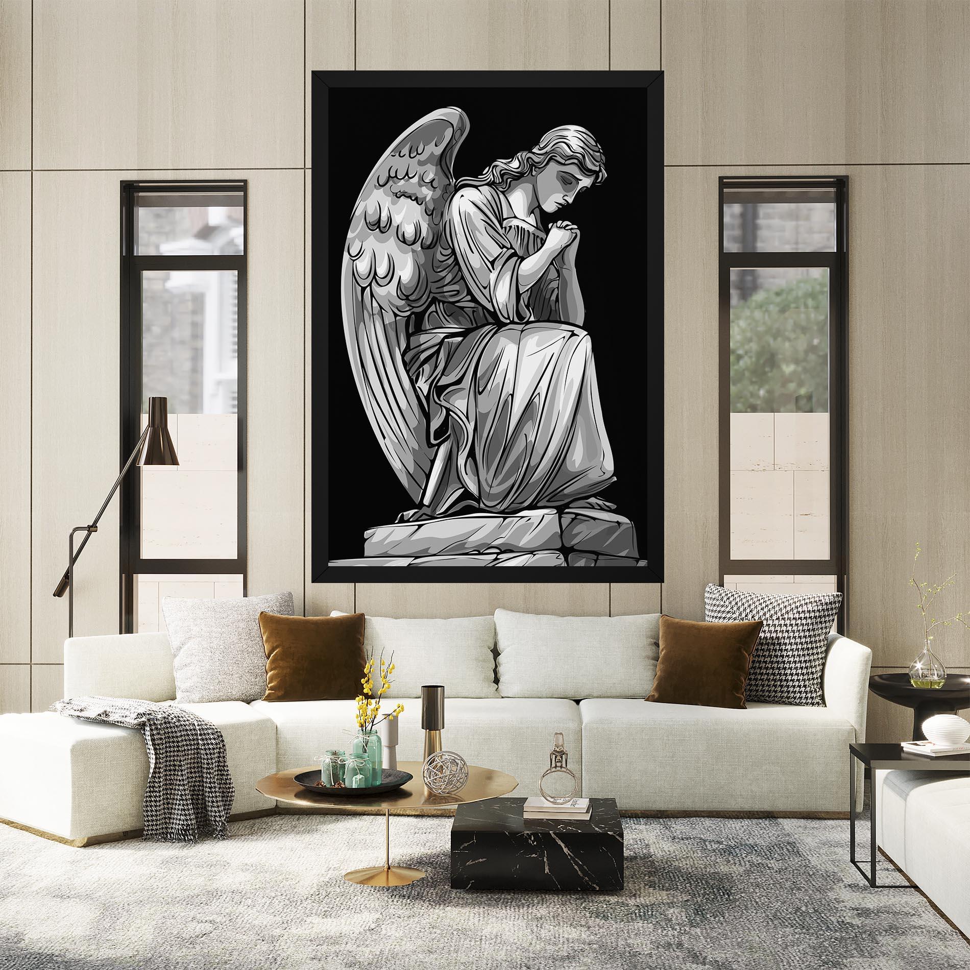 Leinwandbild Pray Angel mockup 2