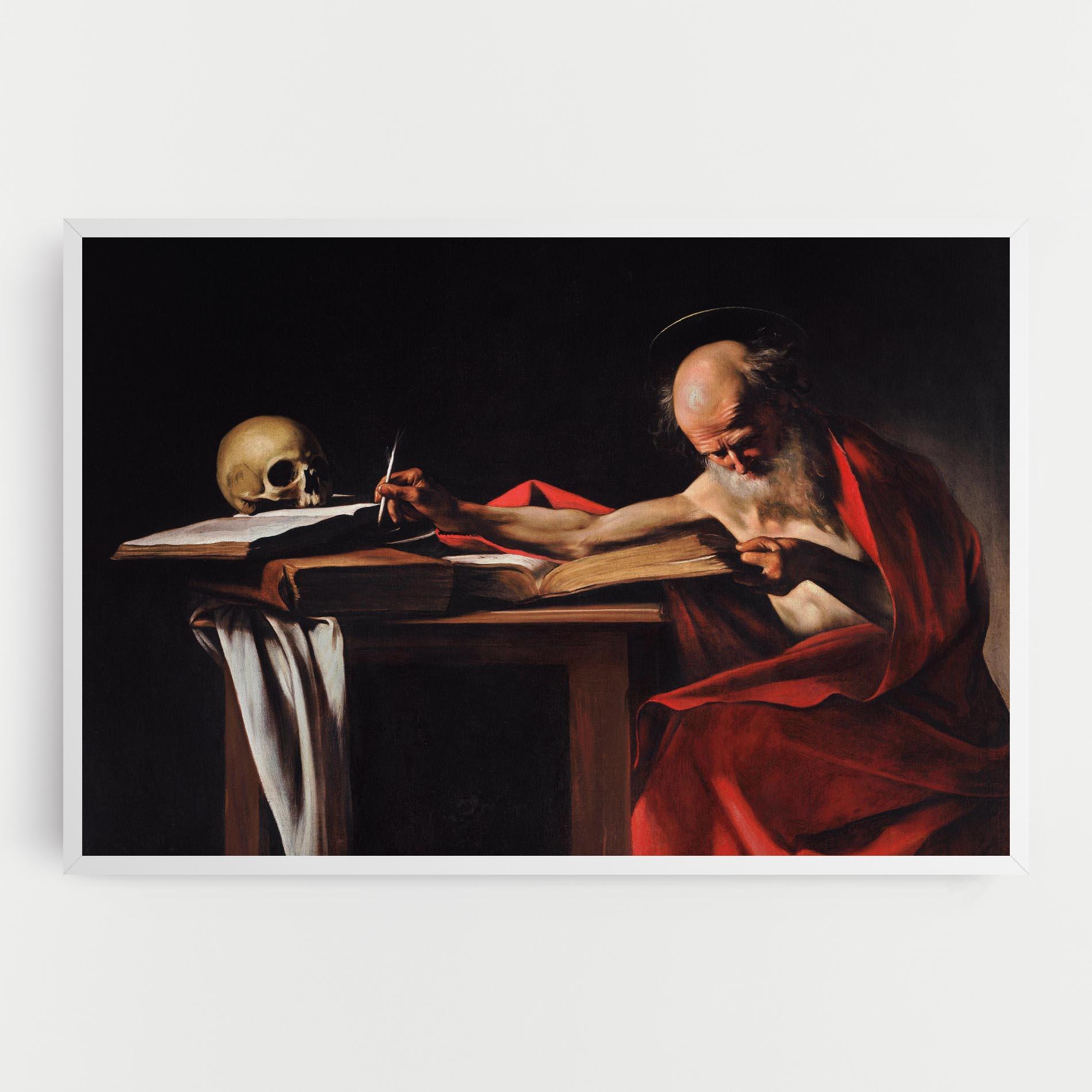 Leinwandbild Saint Jerome Writing mockup 0