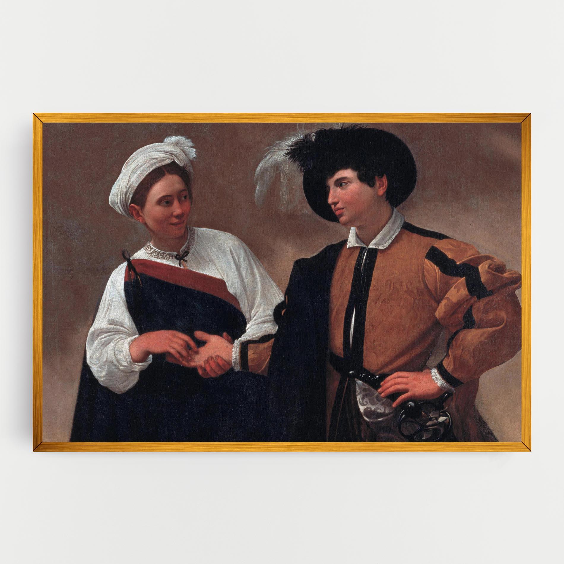 Leinwandbild Caravaggio Good Luck mockup 0