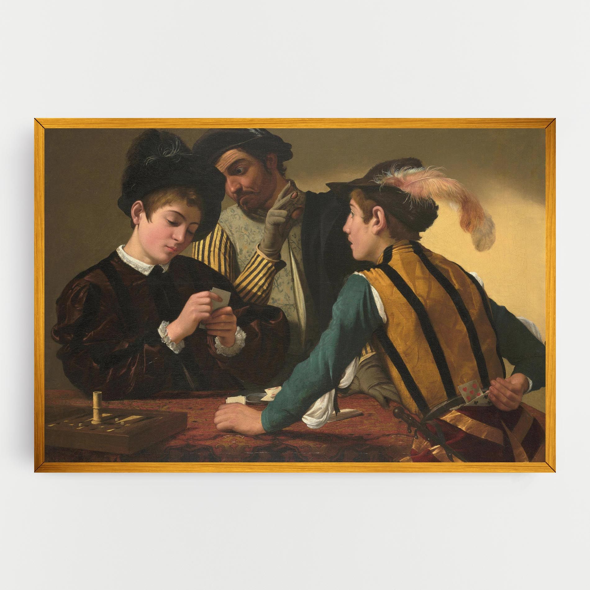 Caravaggio The Cardsharps mockup 0