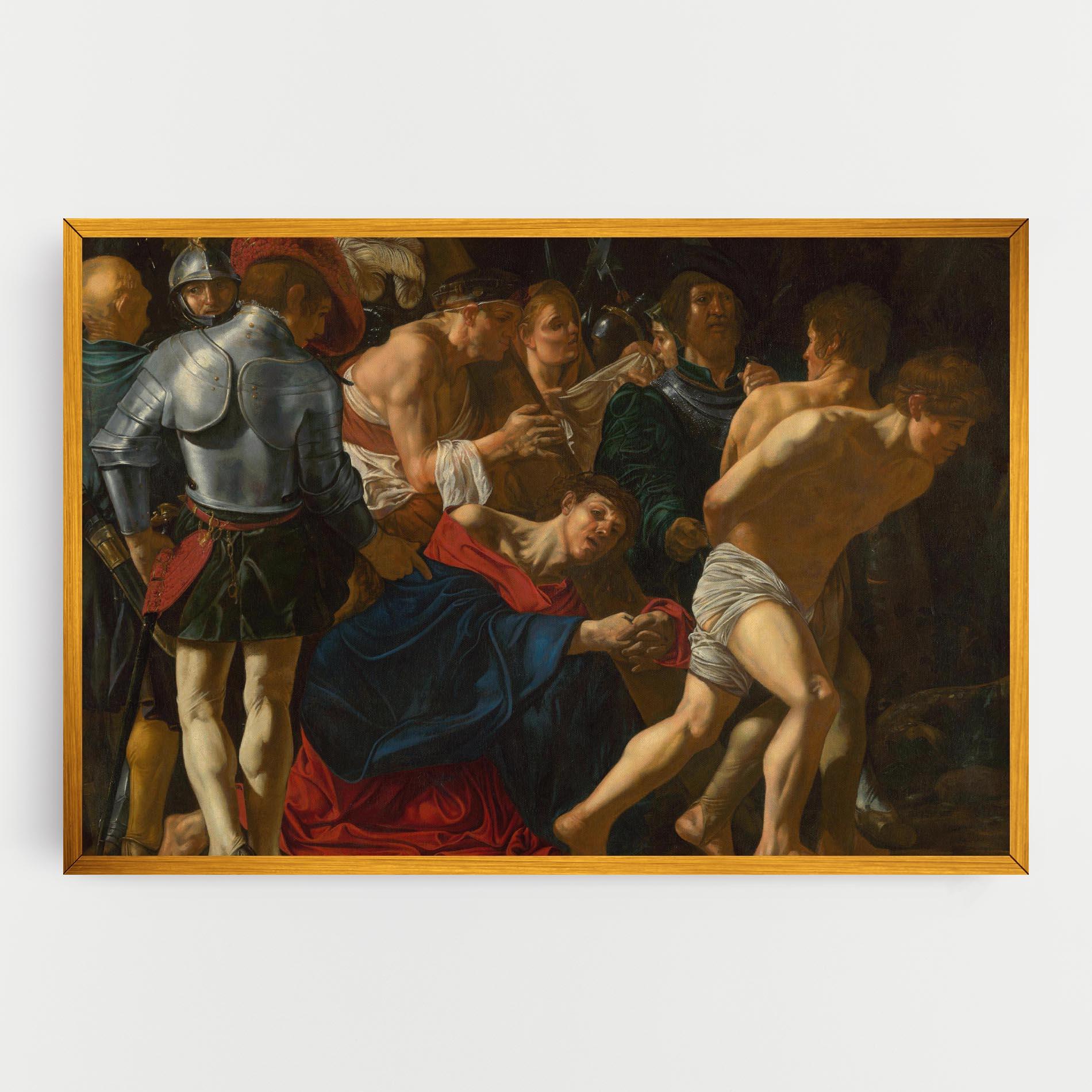 Leinwandbild Fall Of Christ Calvary mockup 0