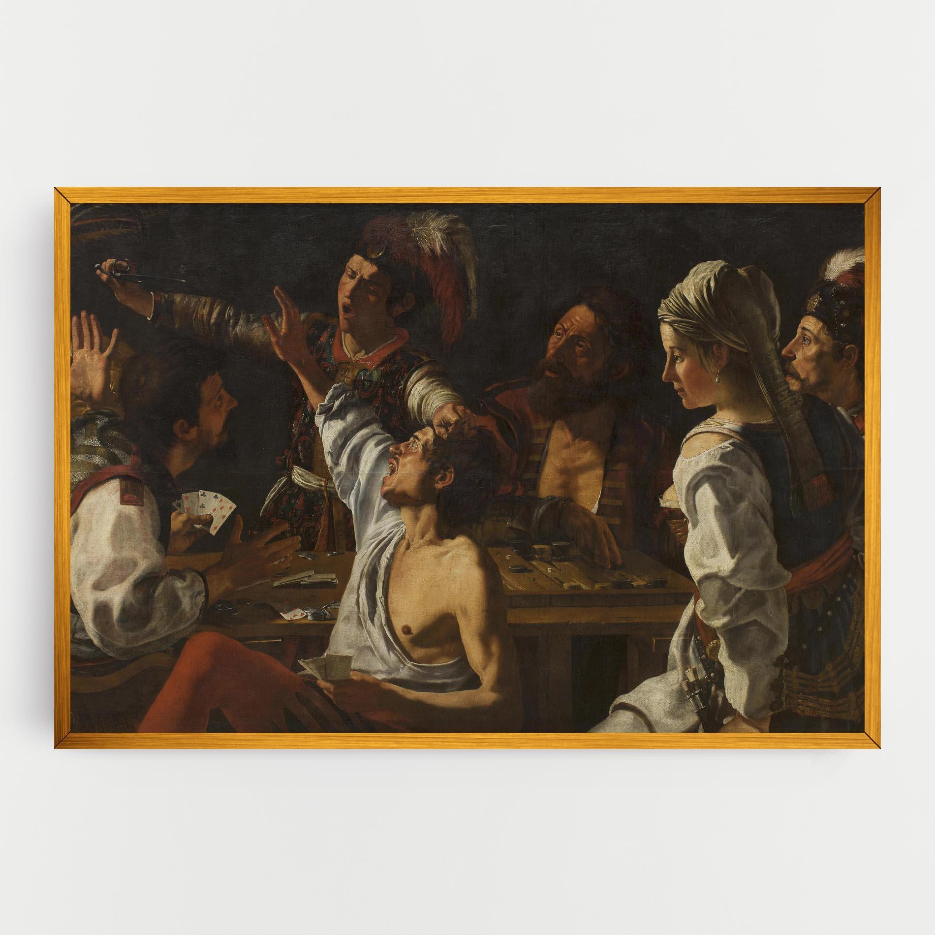 Leinwandbild Rombouts Backgammon mockup 0