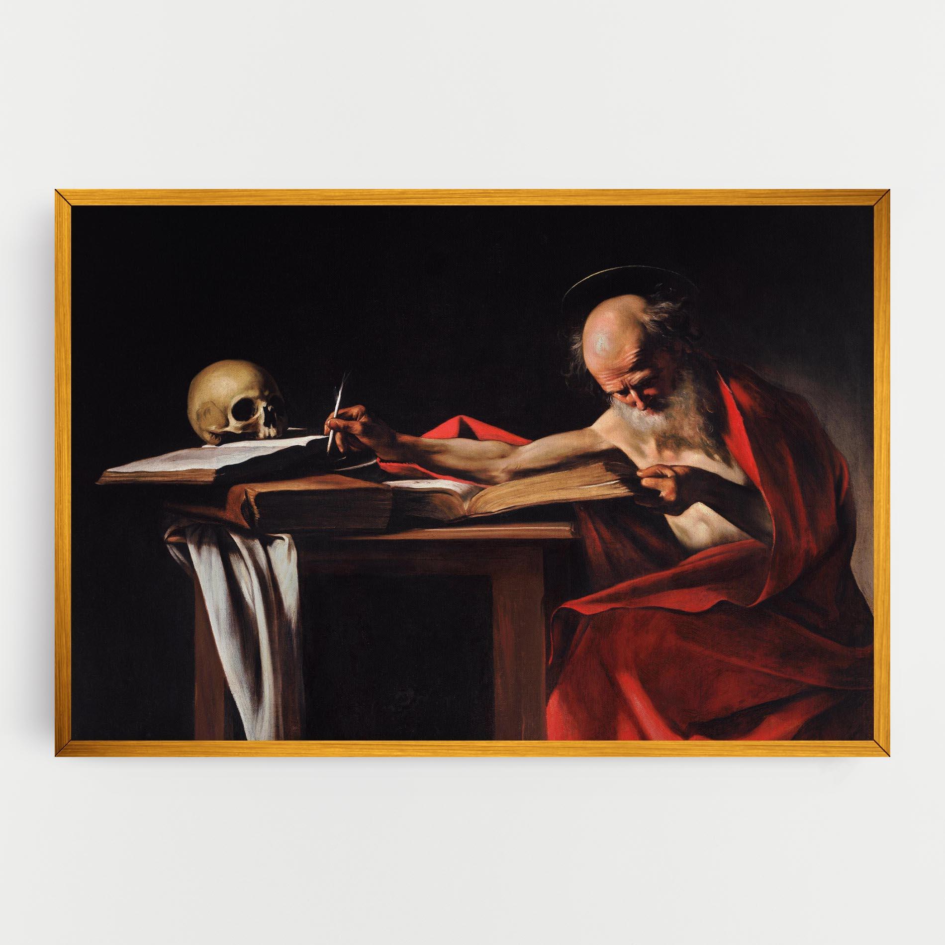 Leinwandbild Saint Jerome Writing mockup 0