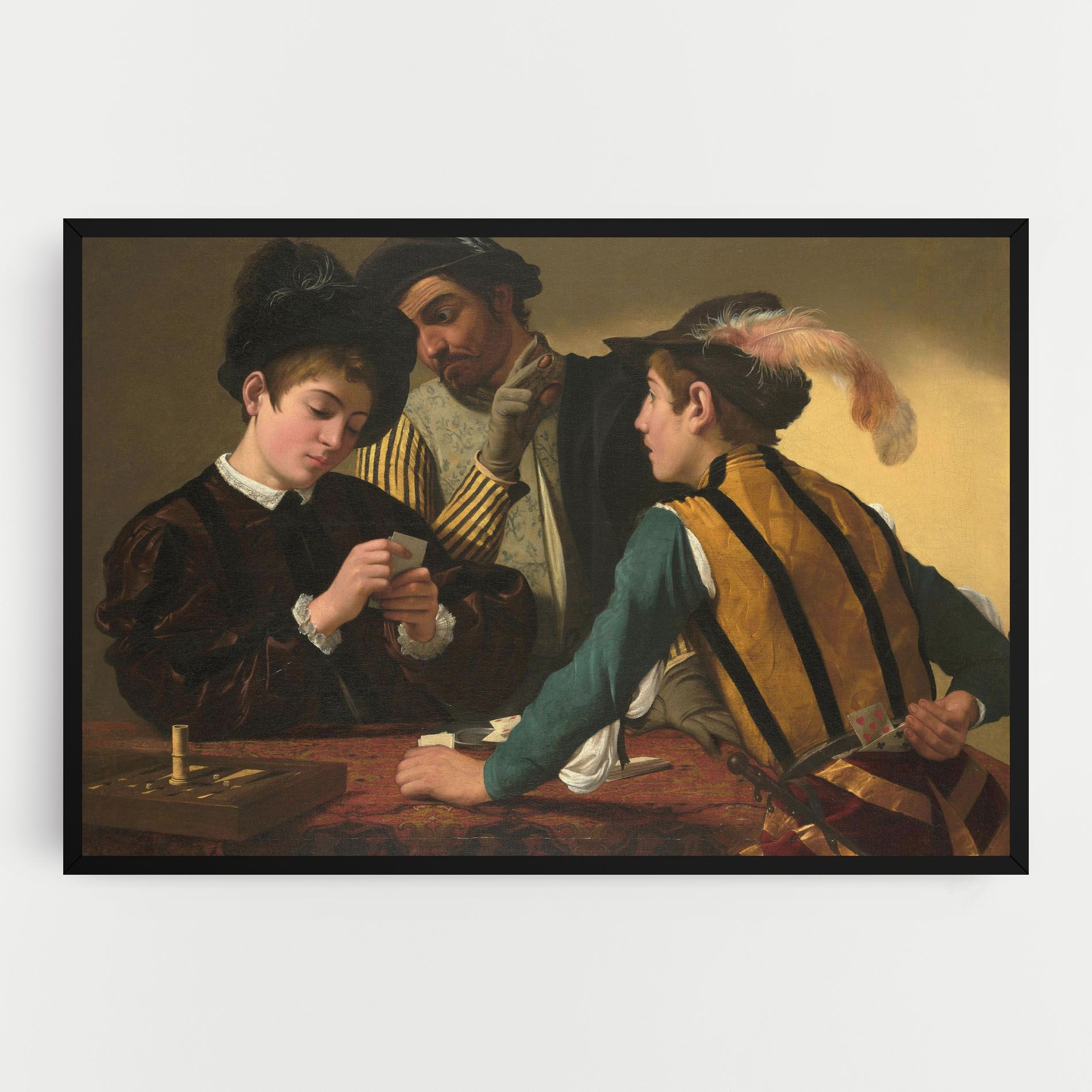 Caravaggio The Cardsharps mockup 0