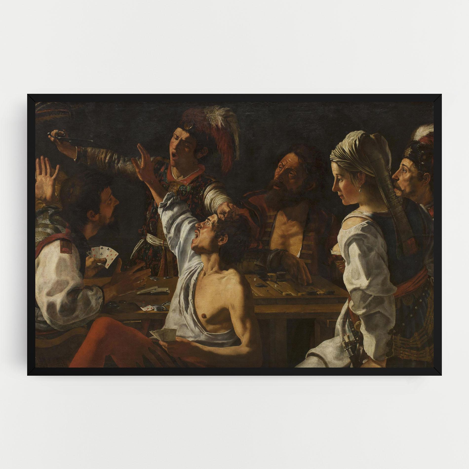 Leinwandbild Rombouts Backgammon mockup 0