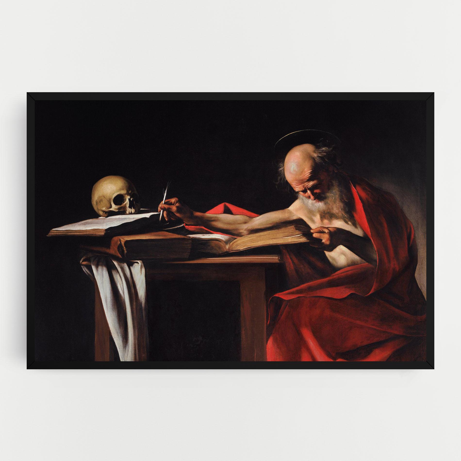 Leinwandbild Saint Jerome Writing mockup 0