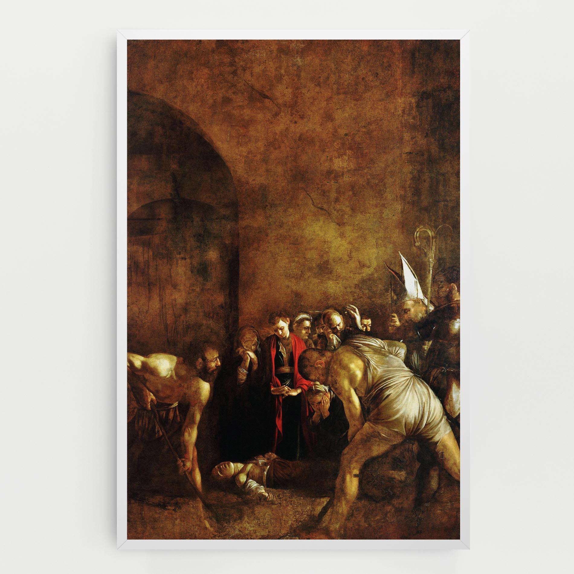 Leinwandbild Burial Of Saint Lucy mockup 0