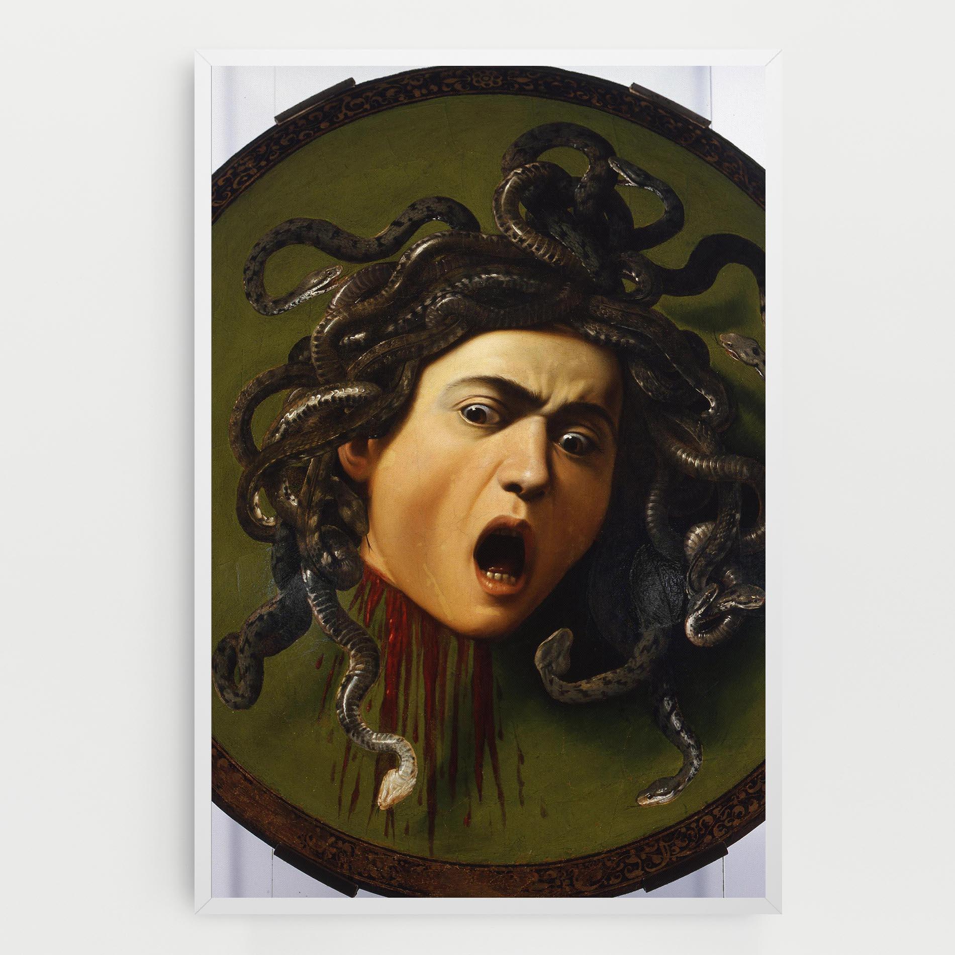 Leinwandbild Caravaggio Medusa mockup 0