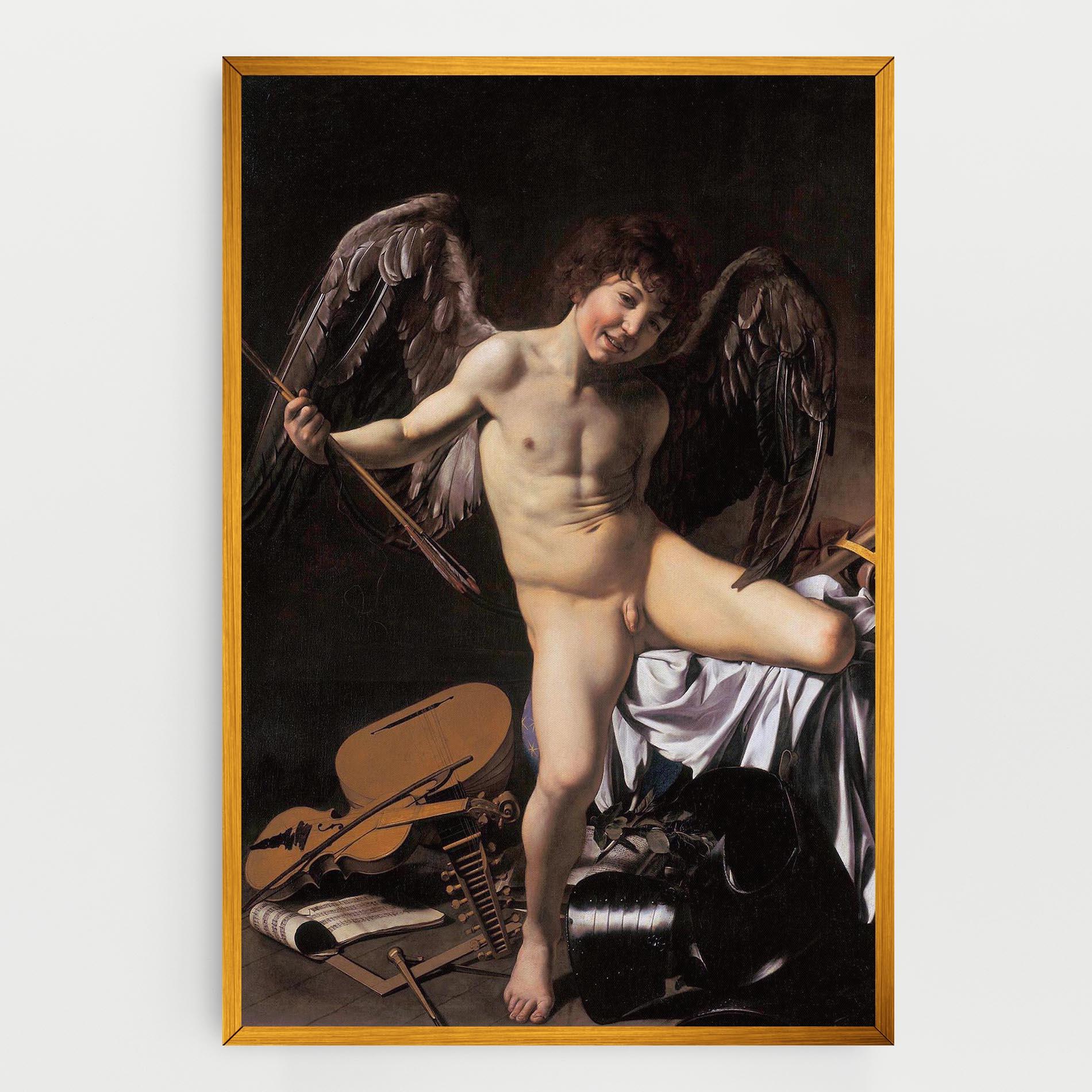 Leinwandbild Amor Vincet Omnia mockup 0