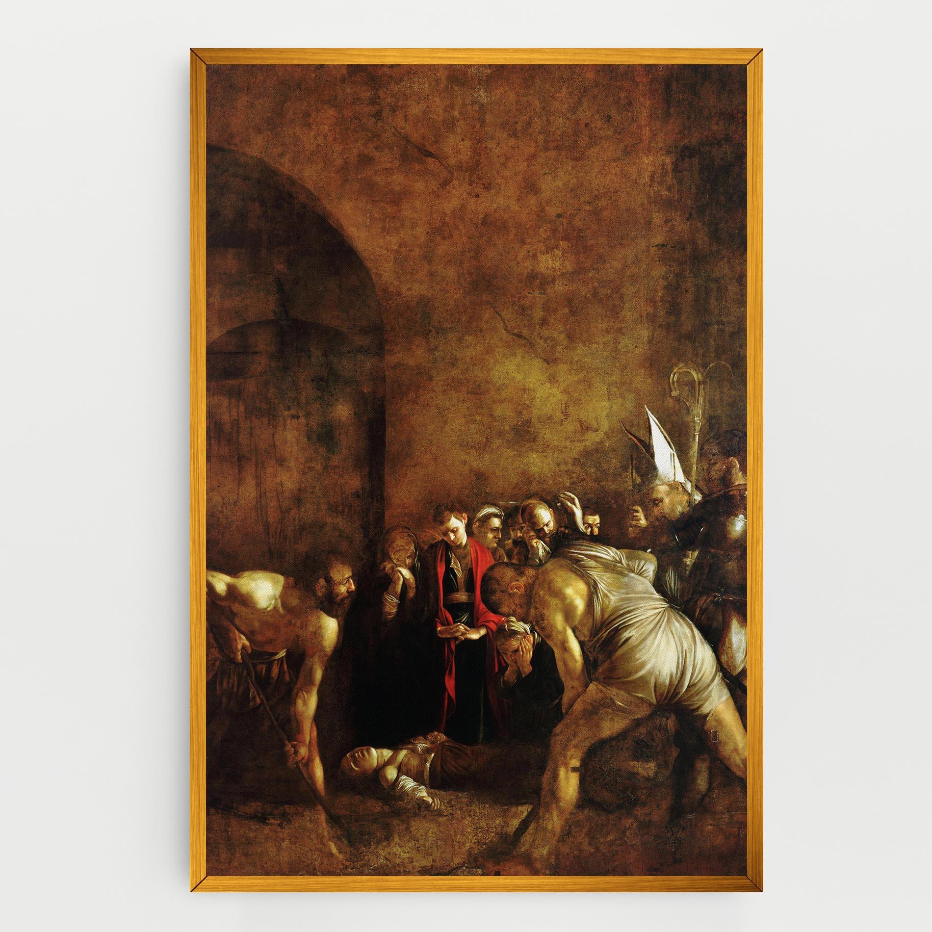 Leinwandbild Burial Of Saint Lucy mockup 0