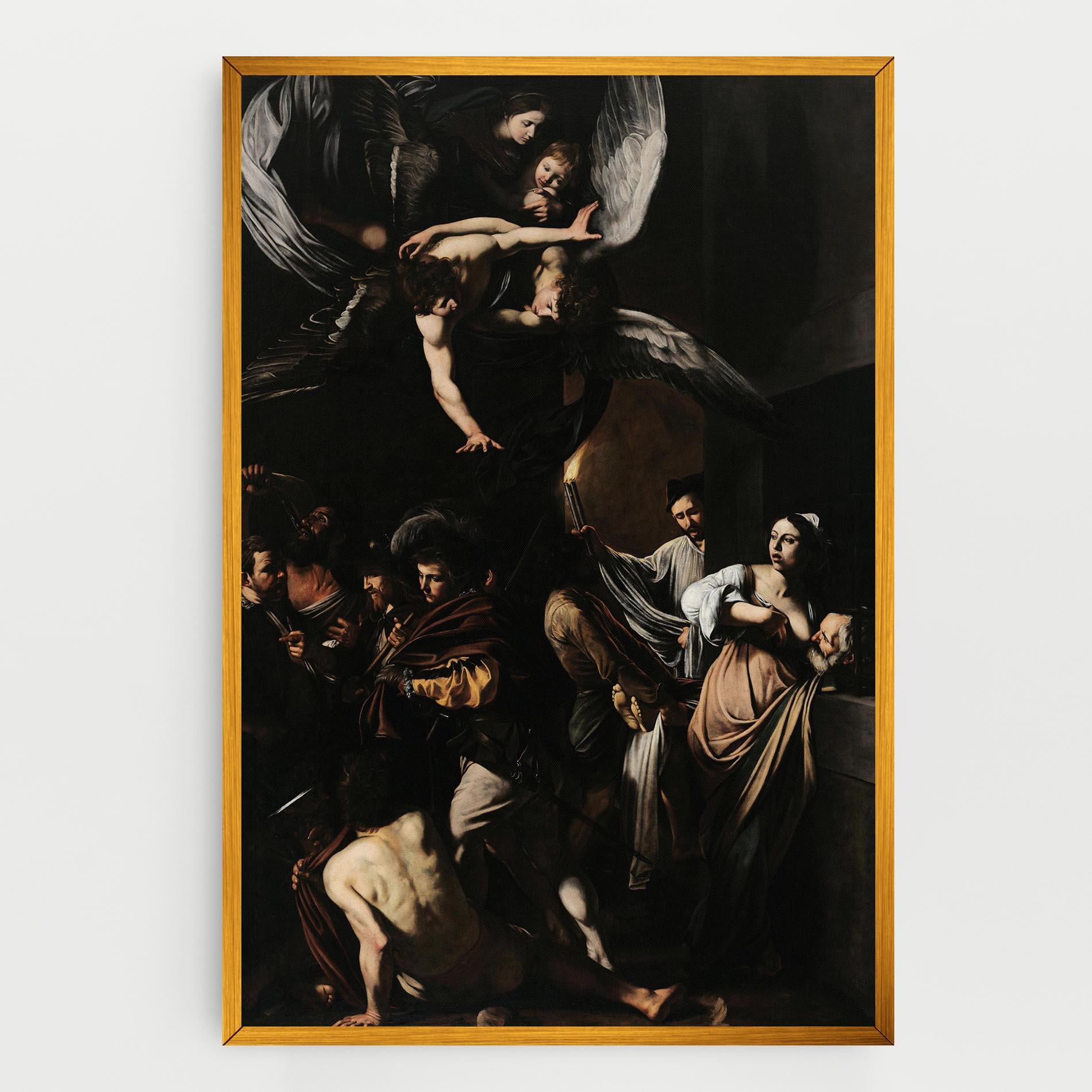 Leinwandbild Sette Opere Di Misericordia mockup 0