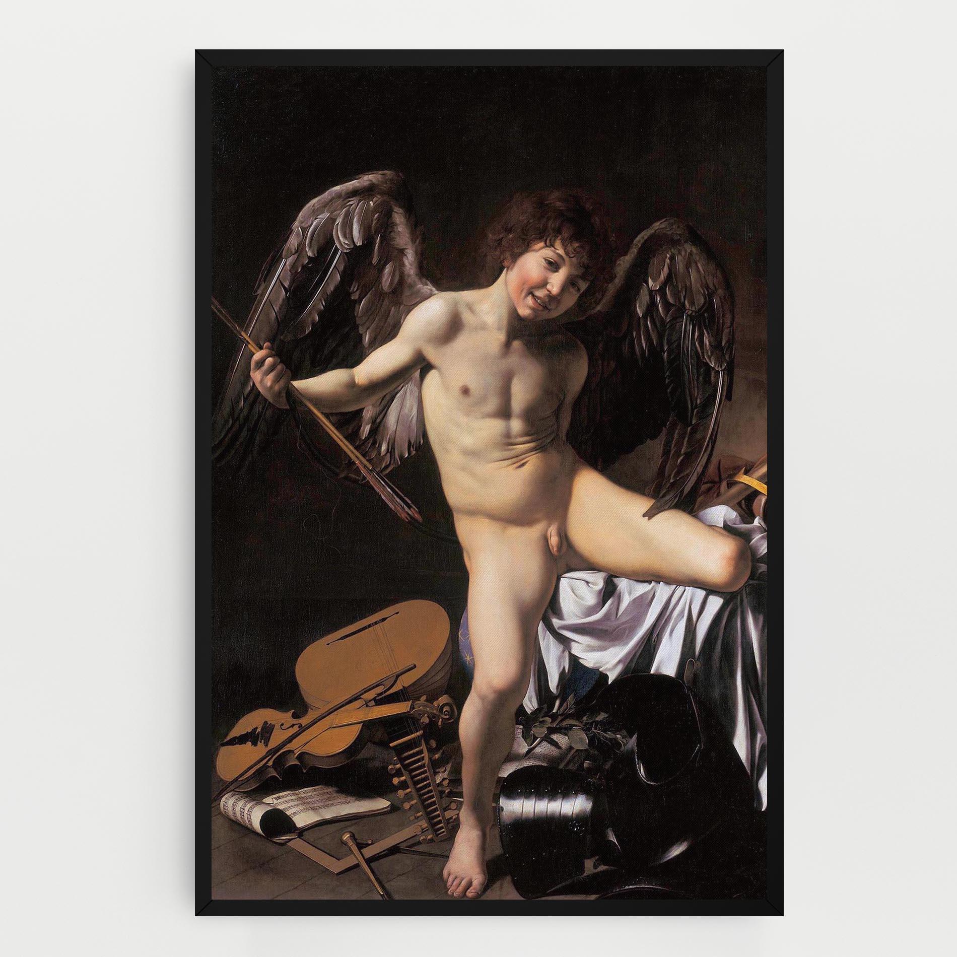 Leinwandbild Amor Vincet Omnia mockup 0