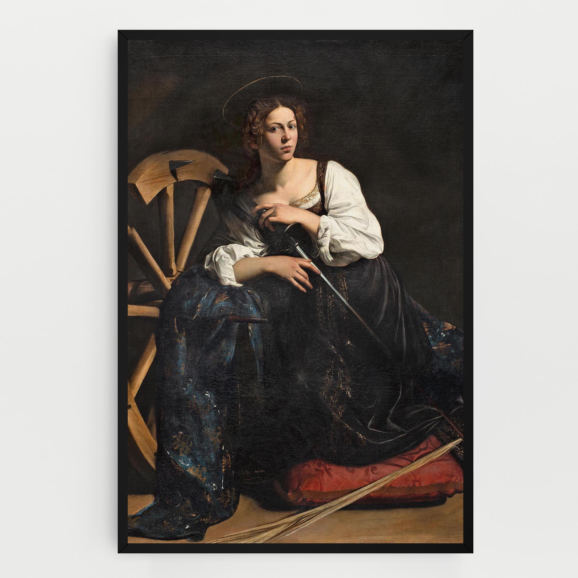 Leinwandbild Saint Catherine Of Alexandria mockup 0