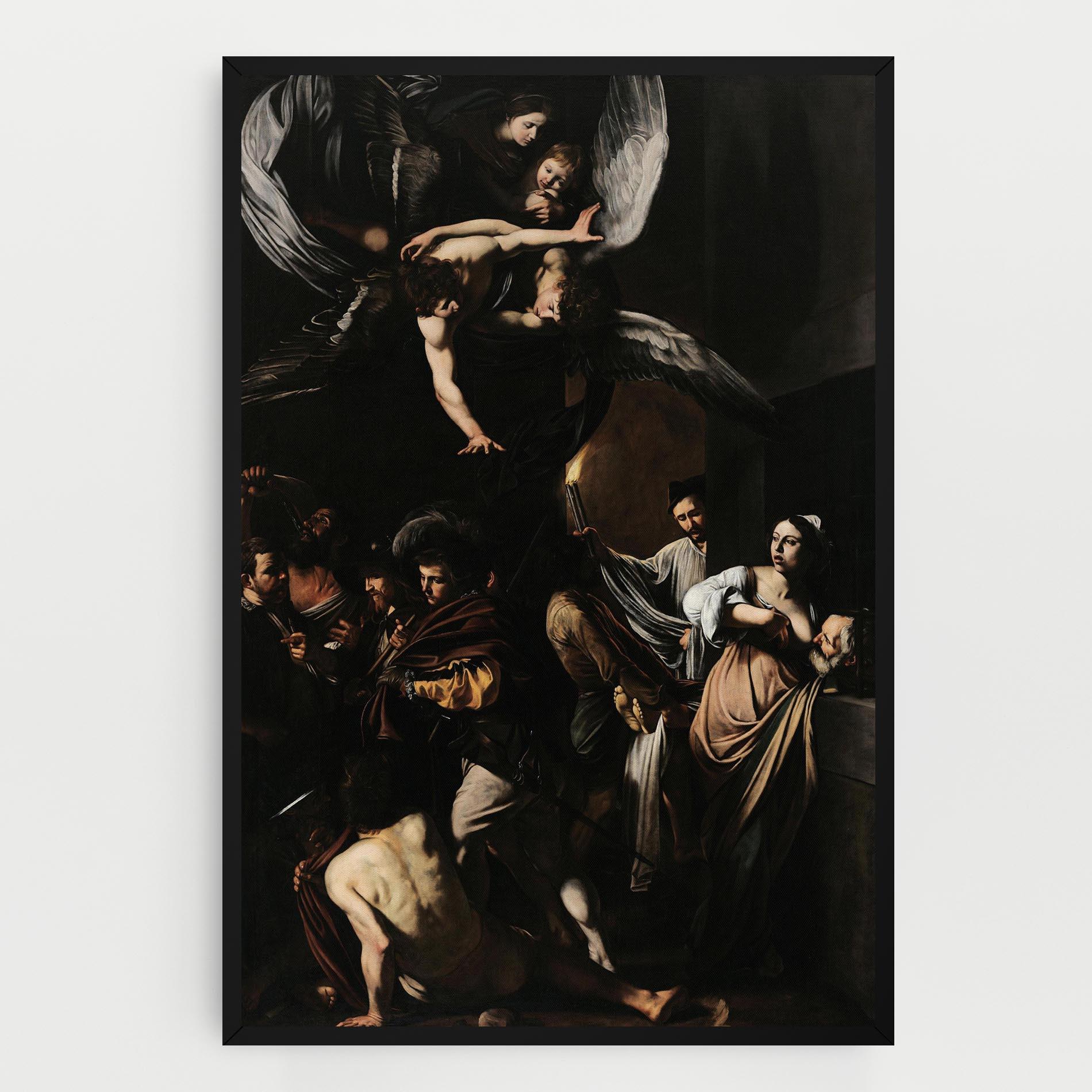 Leinwandbild Sette Opere Di Misericordia mockup 0
