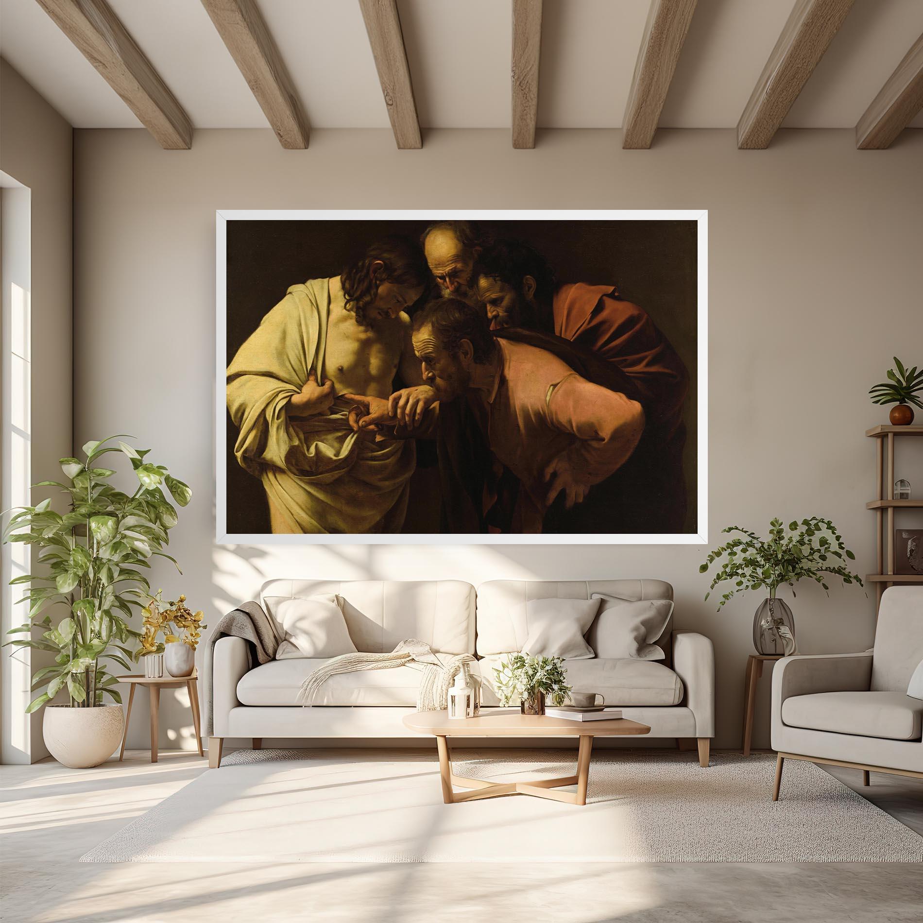 Leinwandbild Der Unglaubige Thomas mockup 6