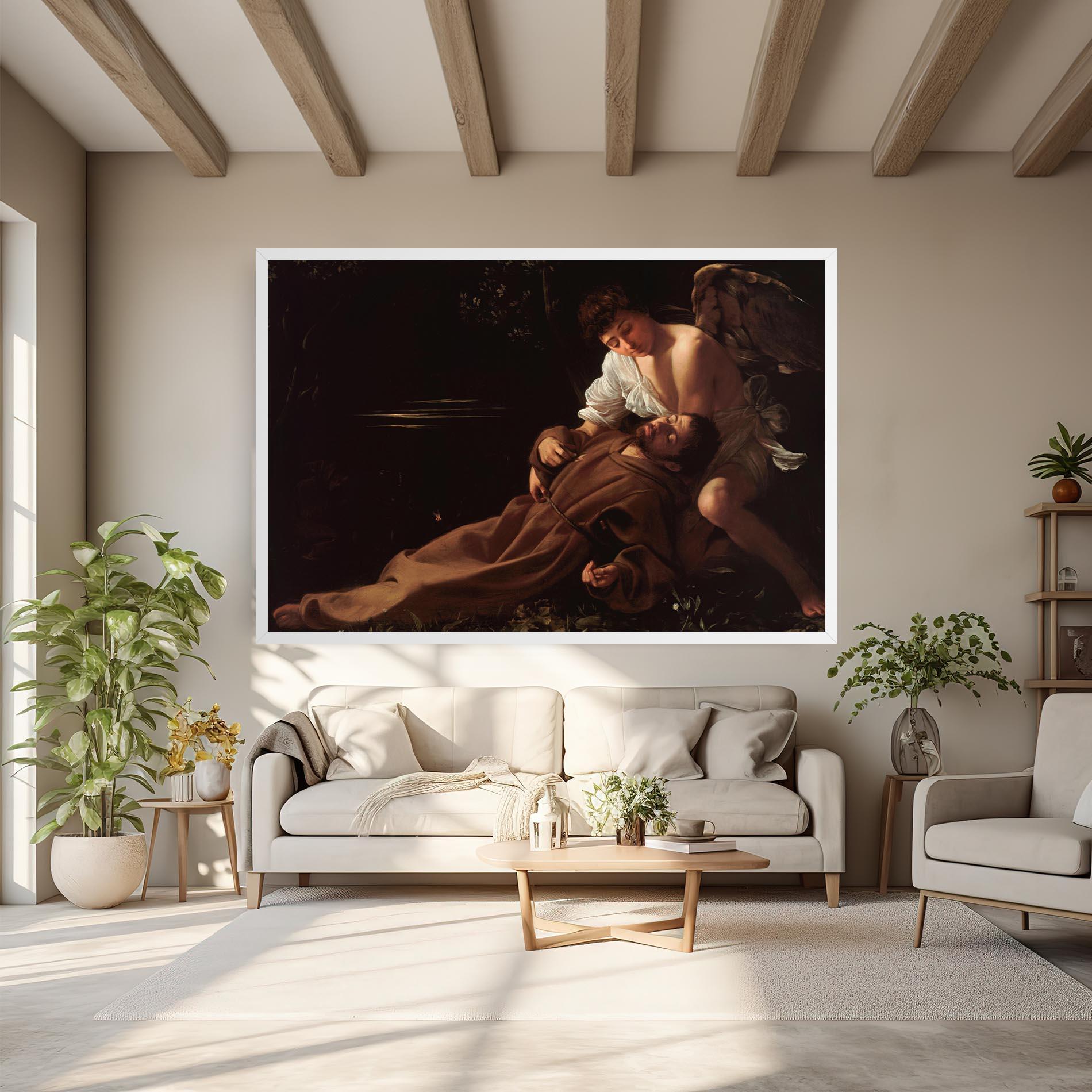 Leinwandbild Francis Of Assisi In Ecstasy mockup 6