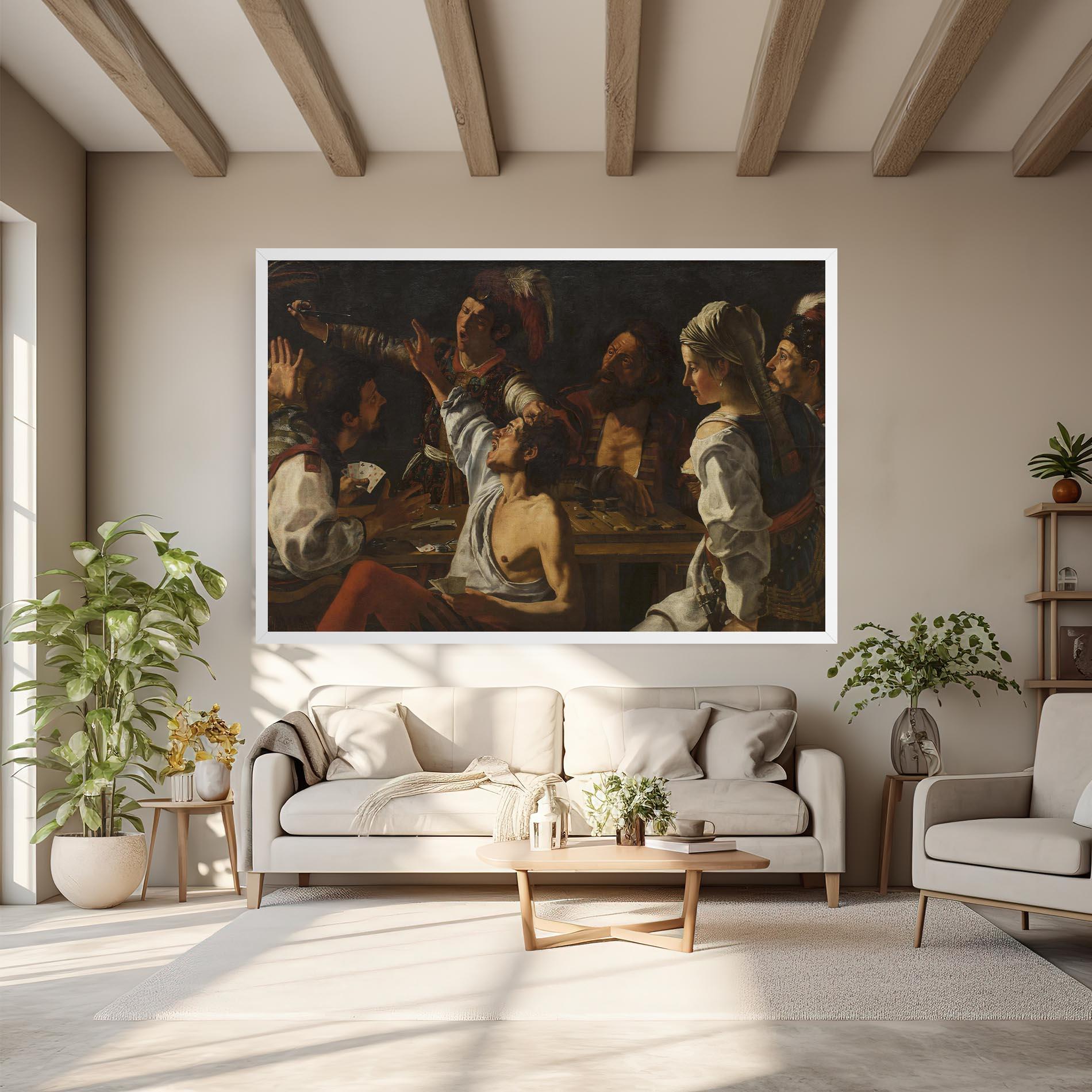 Leinwandbild Rombouts Backgammon mockup 6