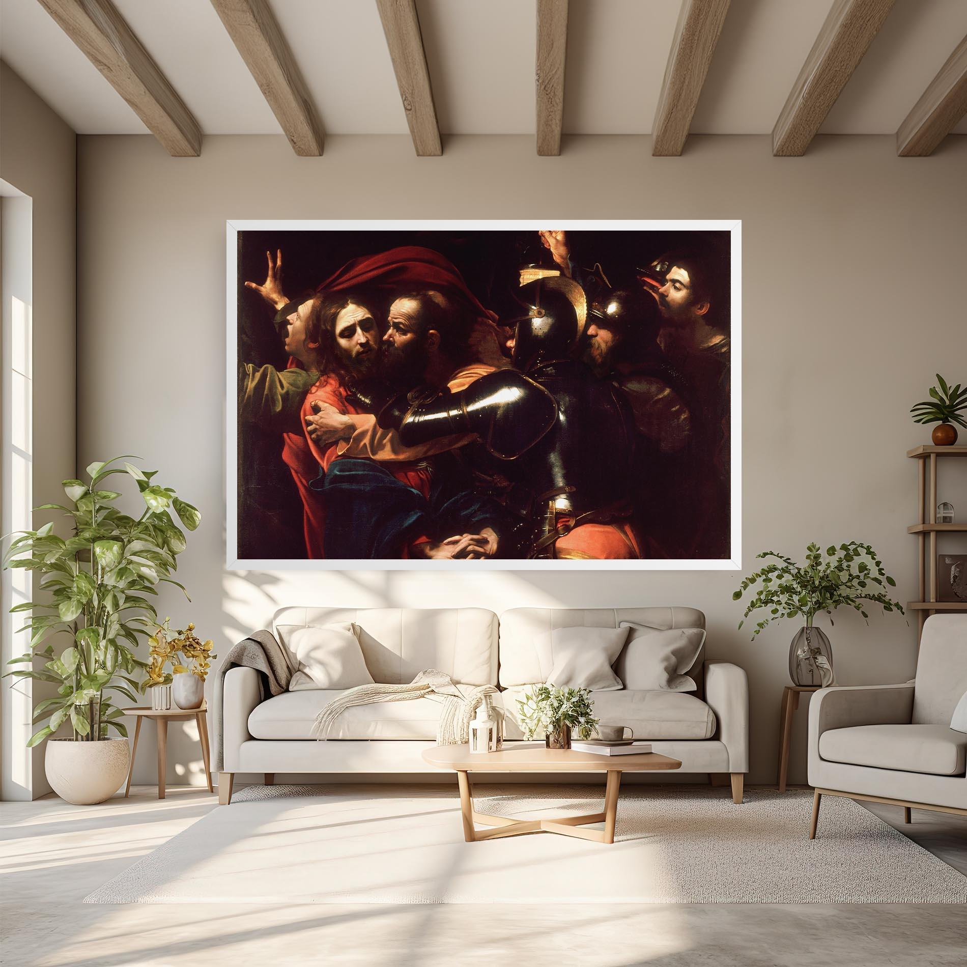 Leinwandbild The Taking Of Christ mockup 6