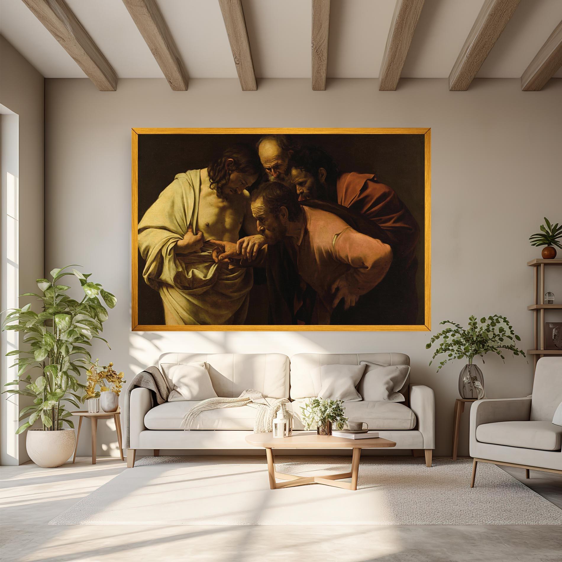 Leinwandbild Der Unglaubige Thomas mockup 6