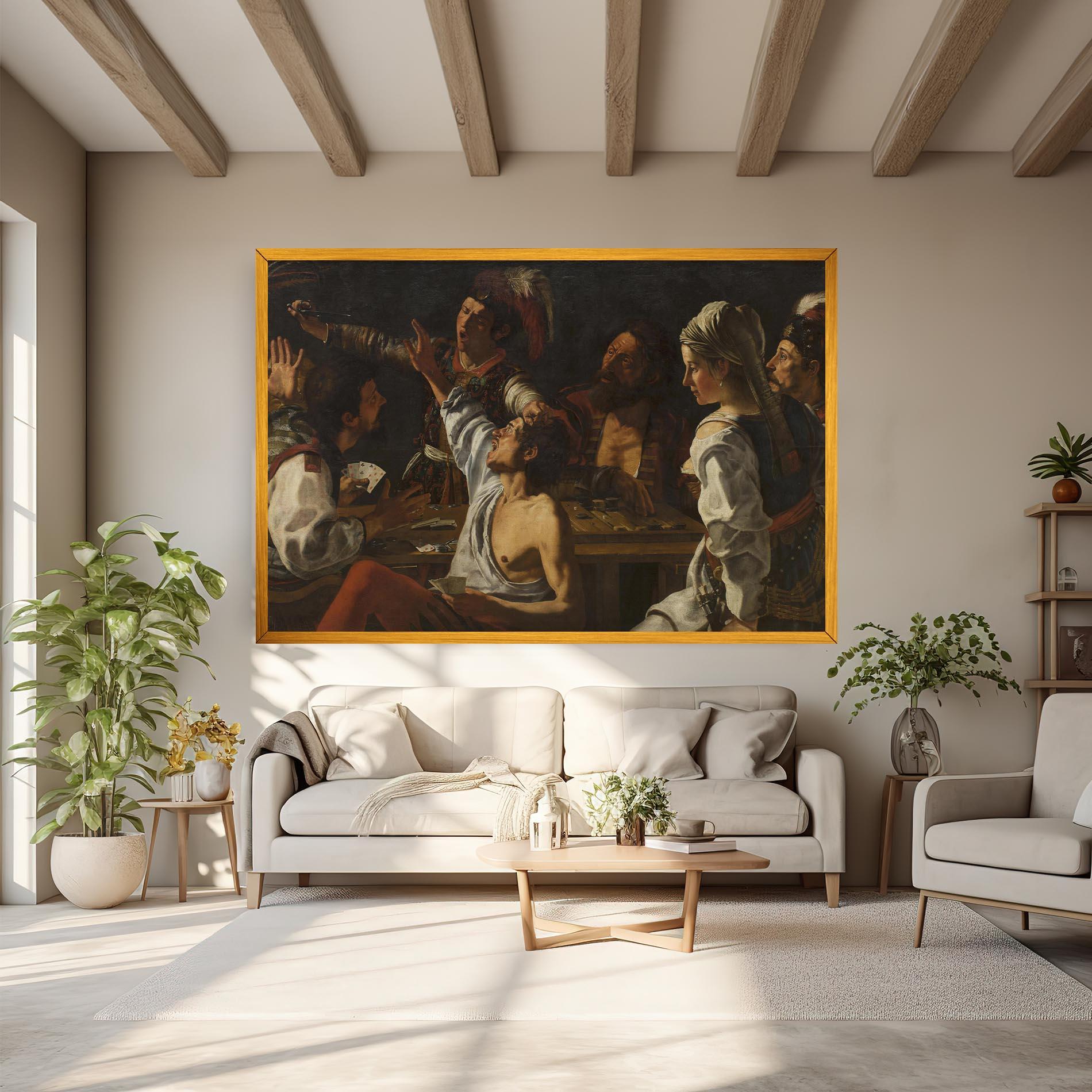 Leinwandbild Rombouts Backgammon mockup 6