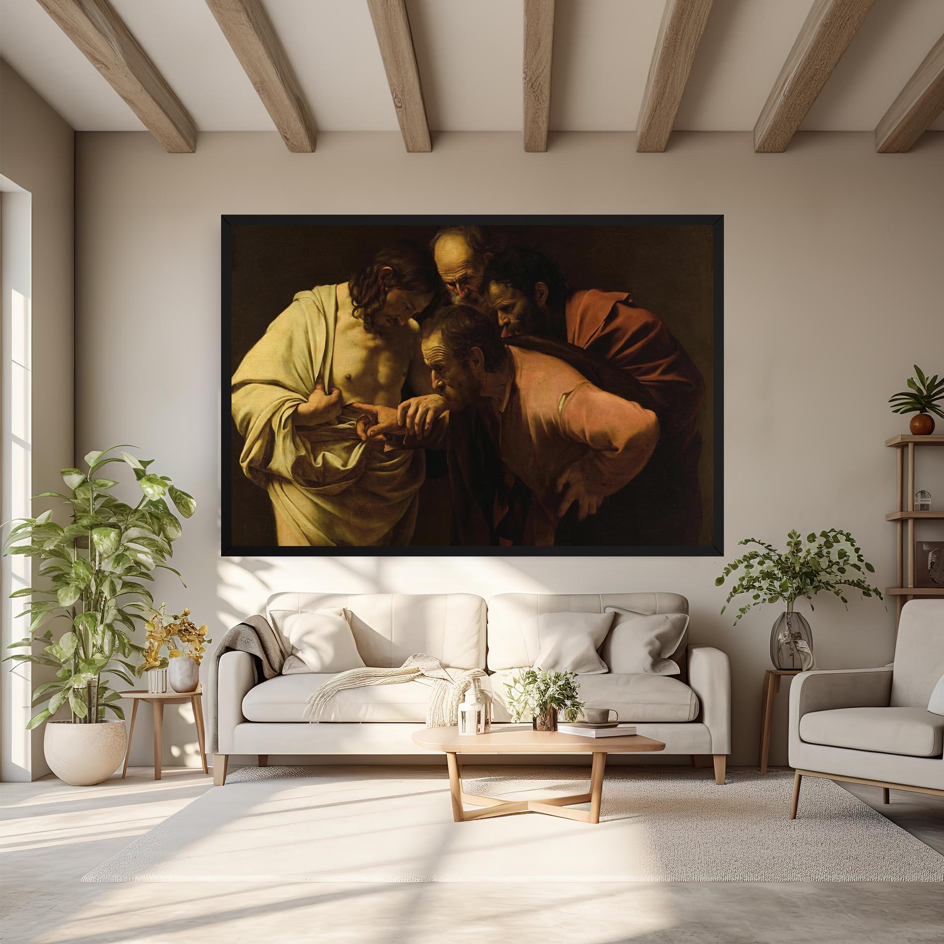 Leinwandbild Der Unglaubige Thomas mockup 6
