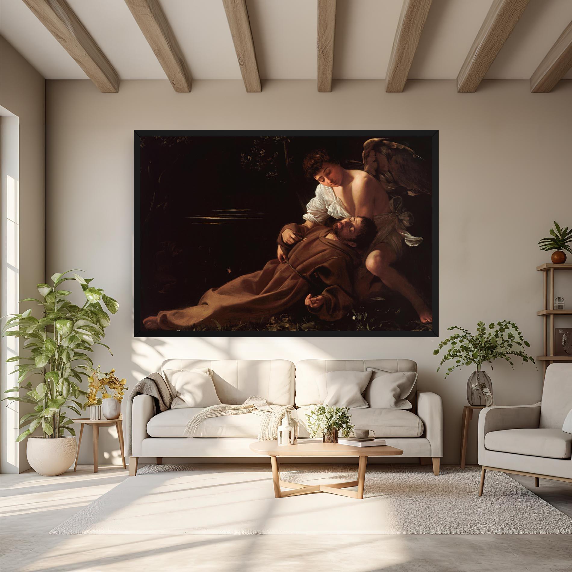 Leinwandbild Francis Of Assisi In Ecstasy mockup 6