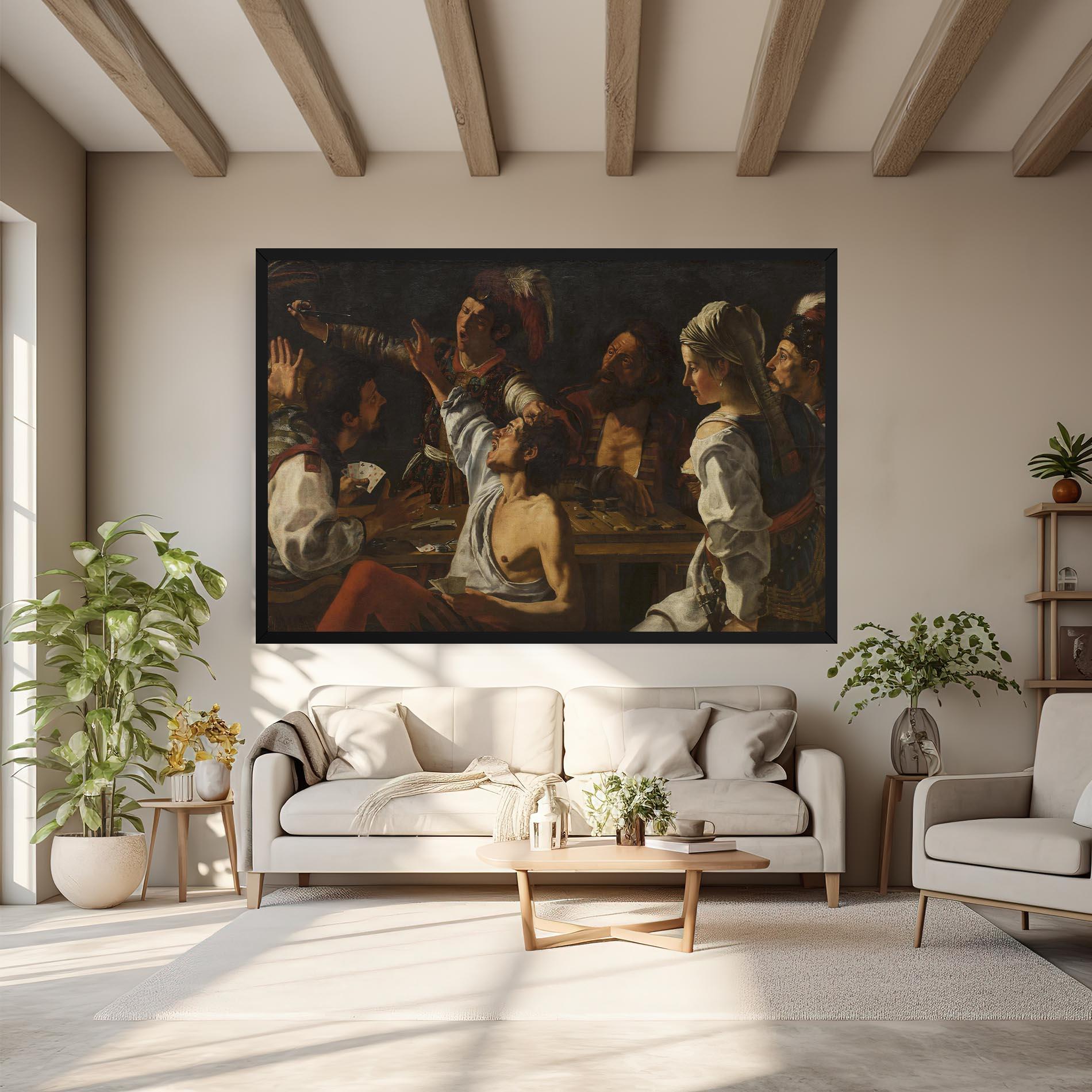 Leinwandbild Rombouts Backgammon mockup 6