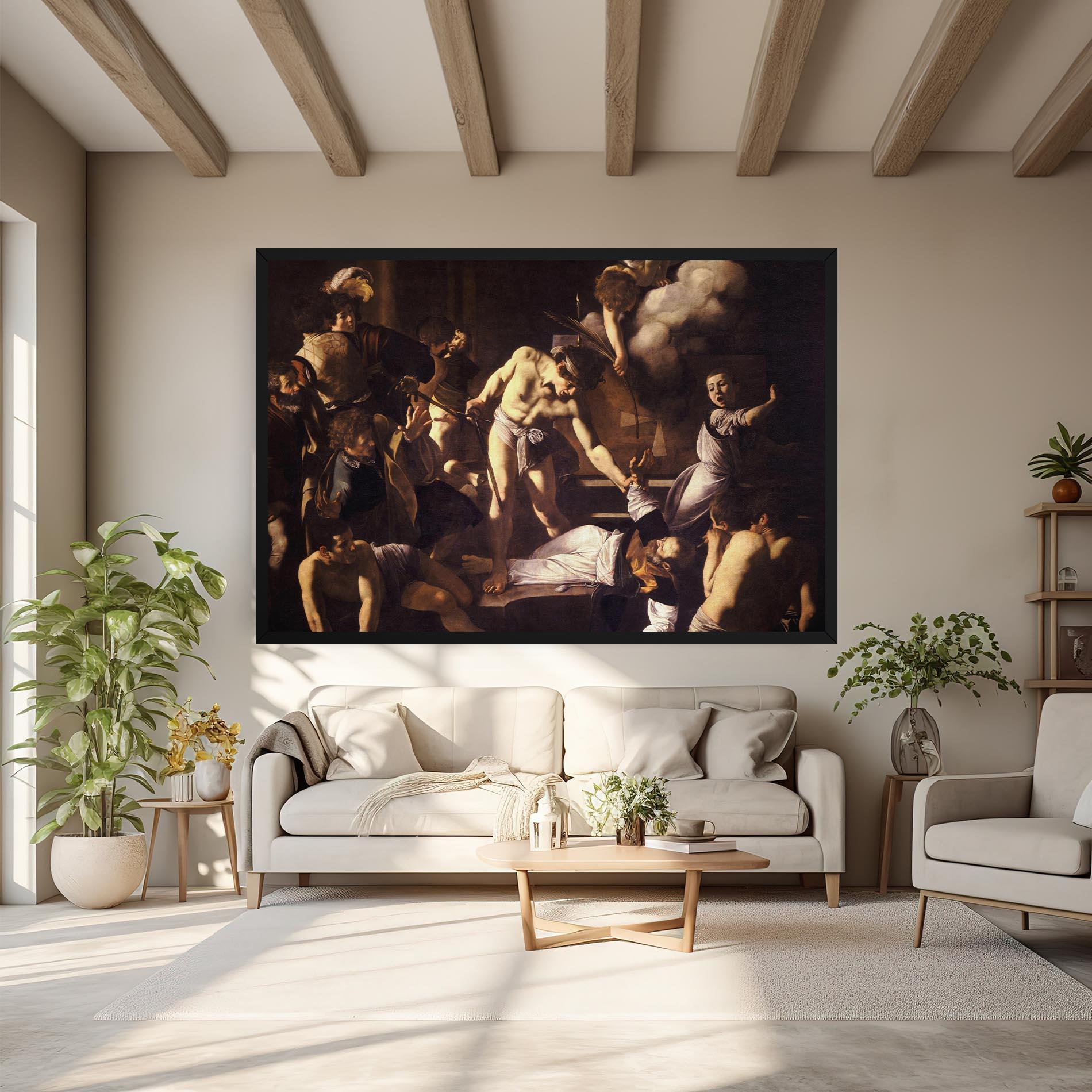 Leinwandbild The Martyrdom mockup 6