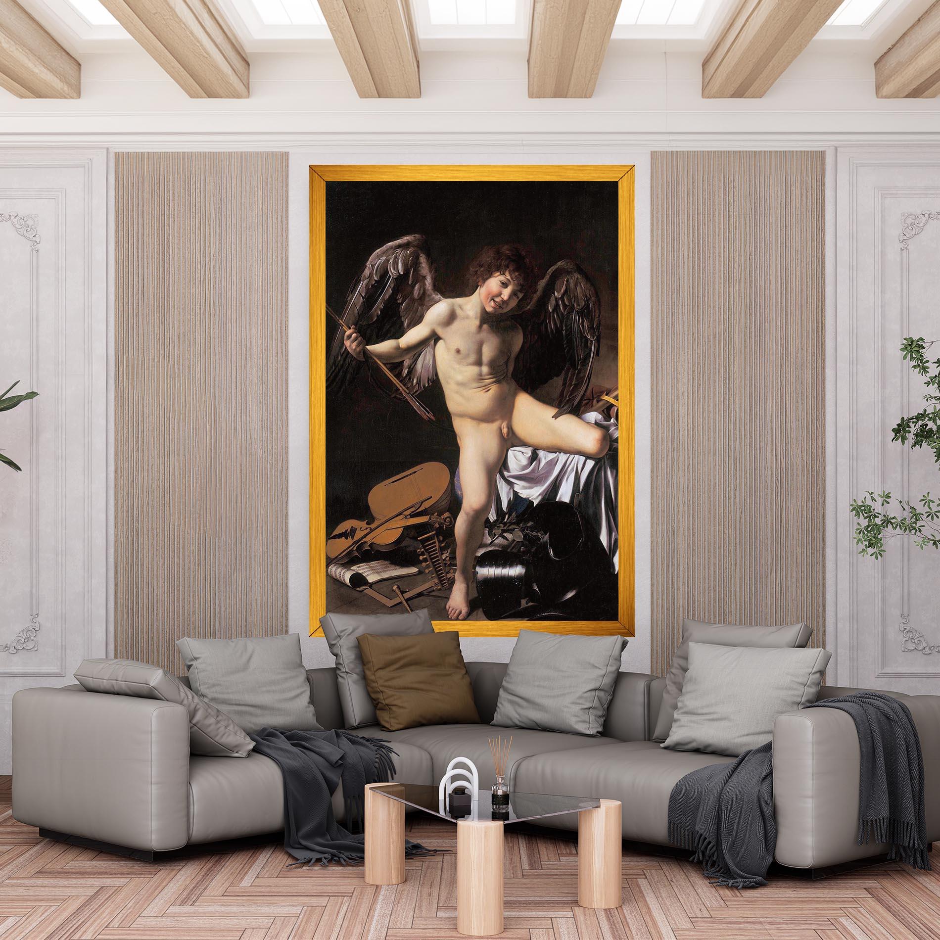 Leinwandbild Amor Vincet Omnia mockup 6