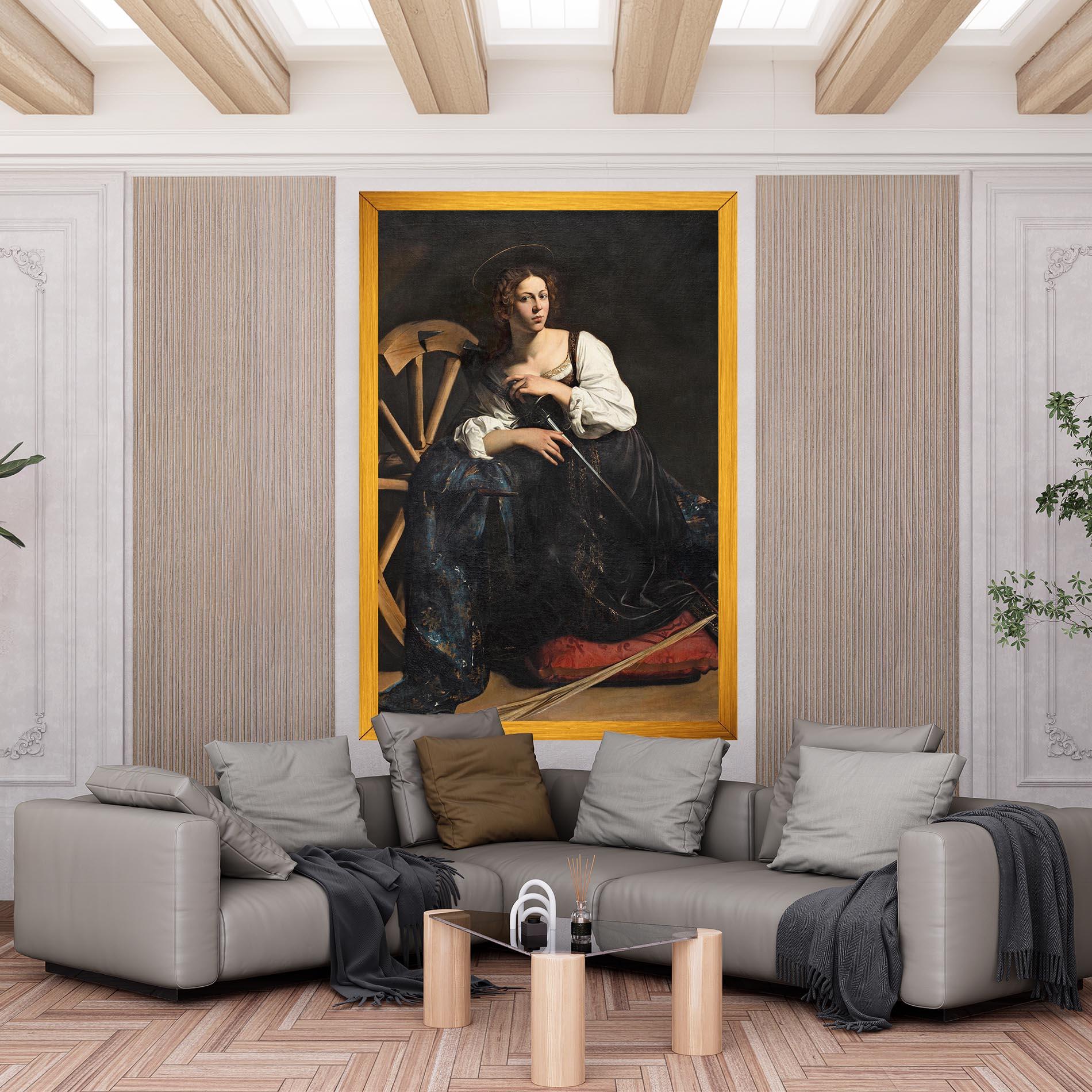 Leinwandbild Saint Catherine Of Alexandria mockup 6