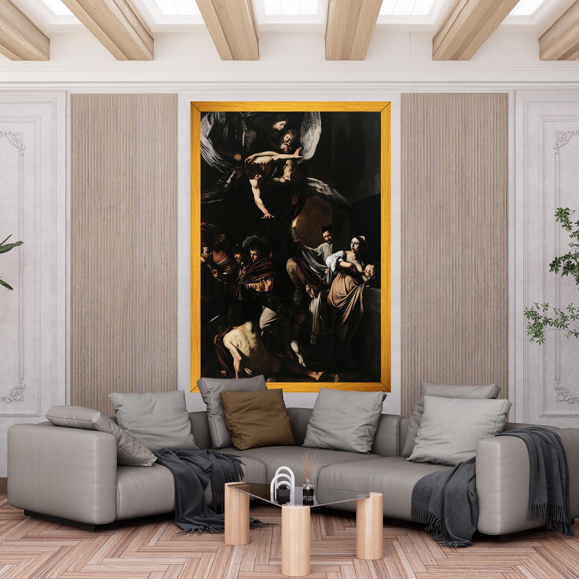 Leinwandbild Sette Opere Di Misericordia mockup 6