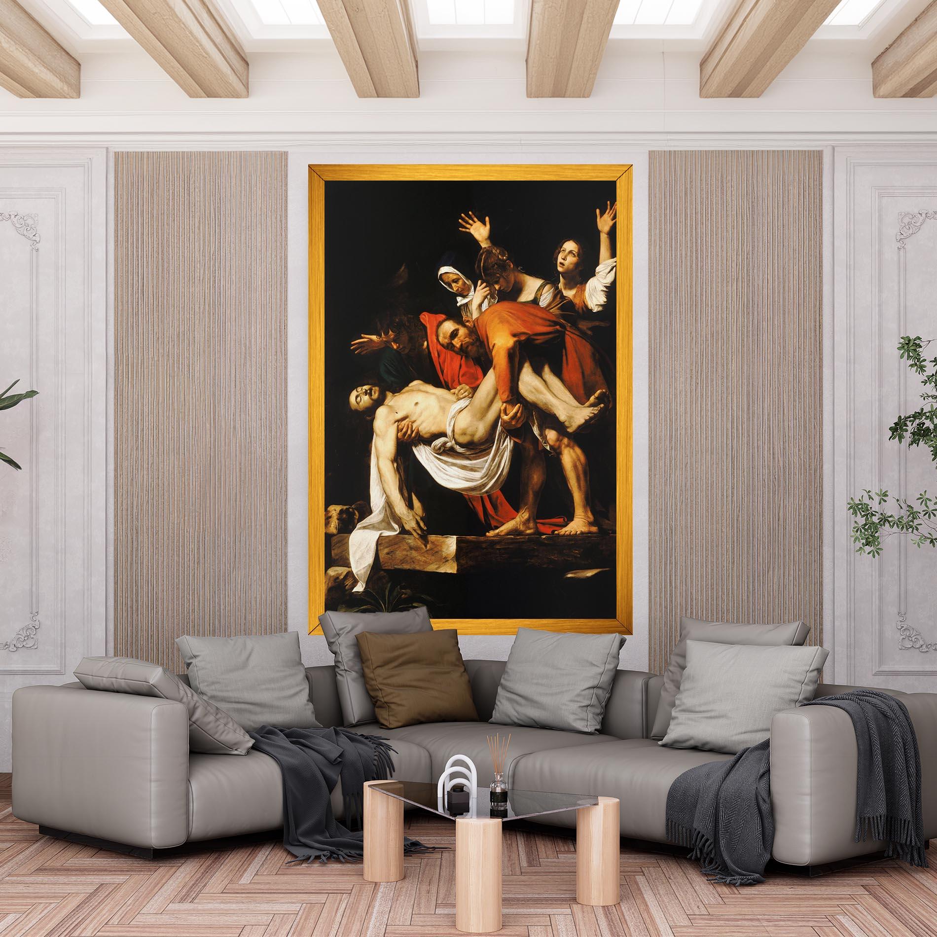 Leinwandbild The Entombment Of Christ mockup 6