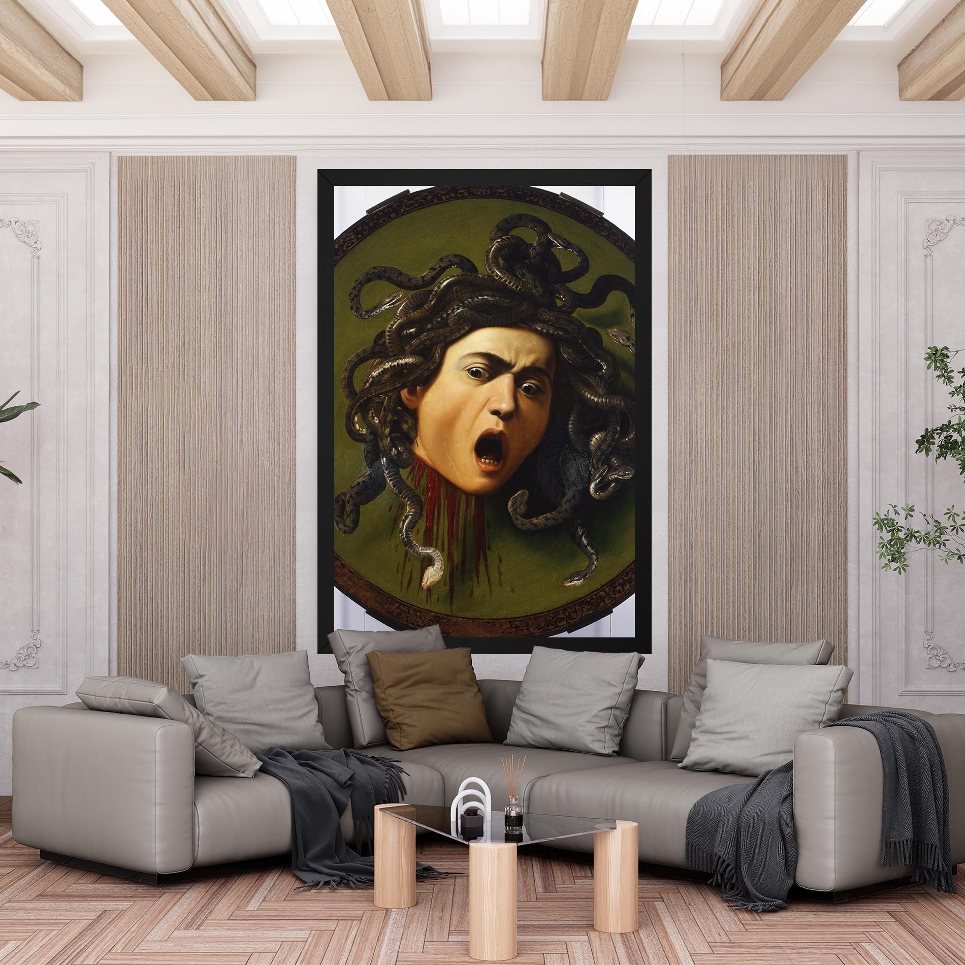 Caravaggio Medusa mockup 6