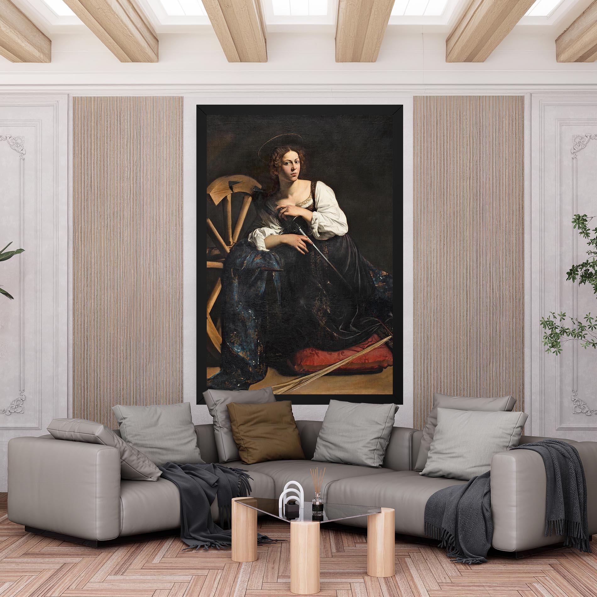 Leinwandbild Saint Catherine Of Alexandria mockup 6