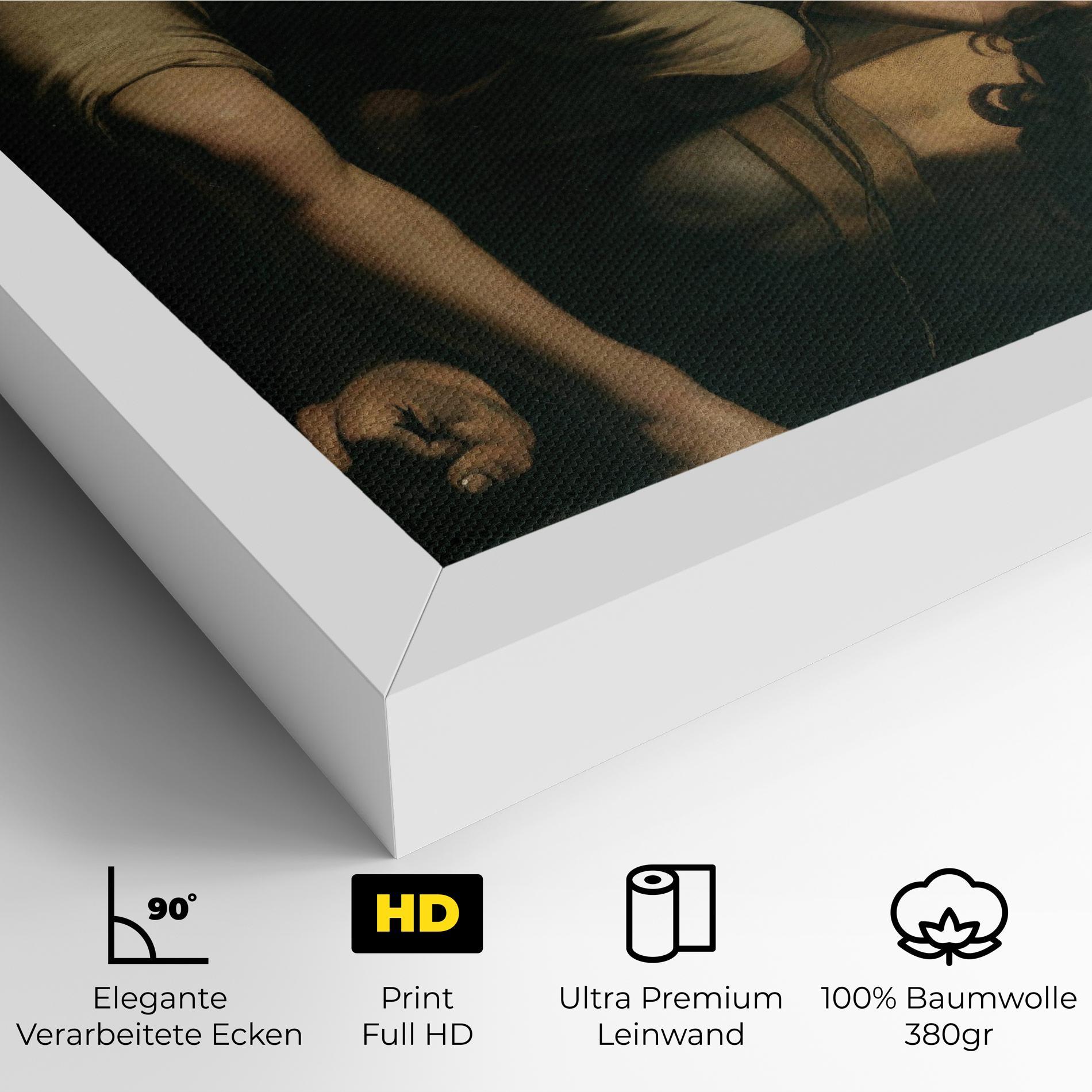 Leinwandbild David And Goliath mockup 4