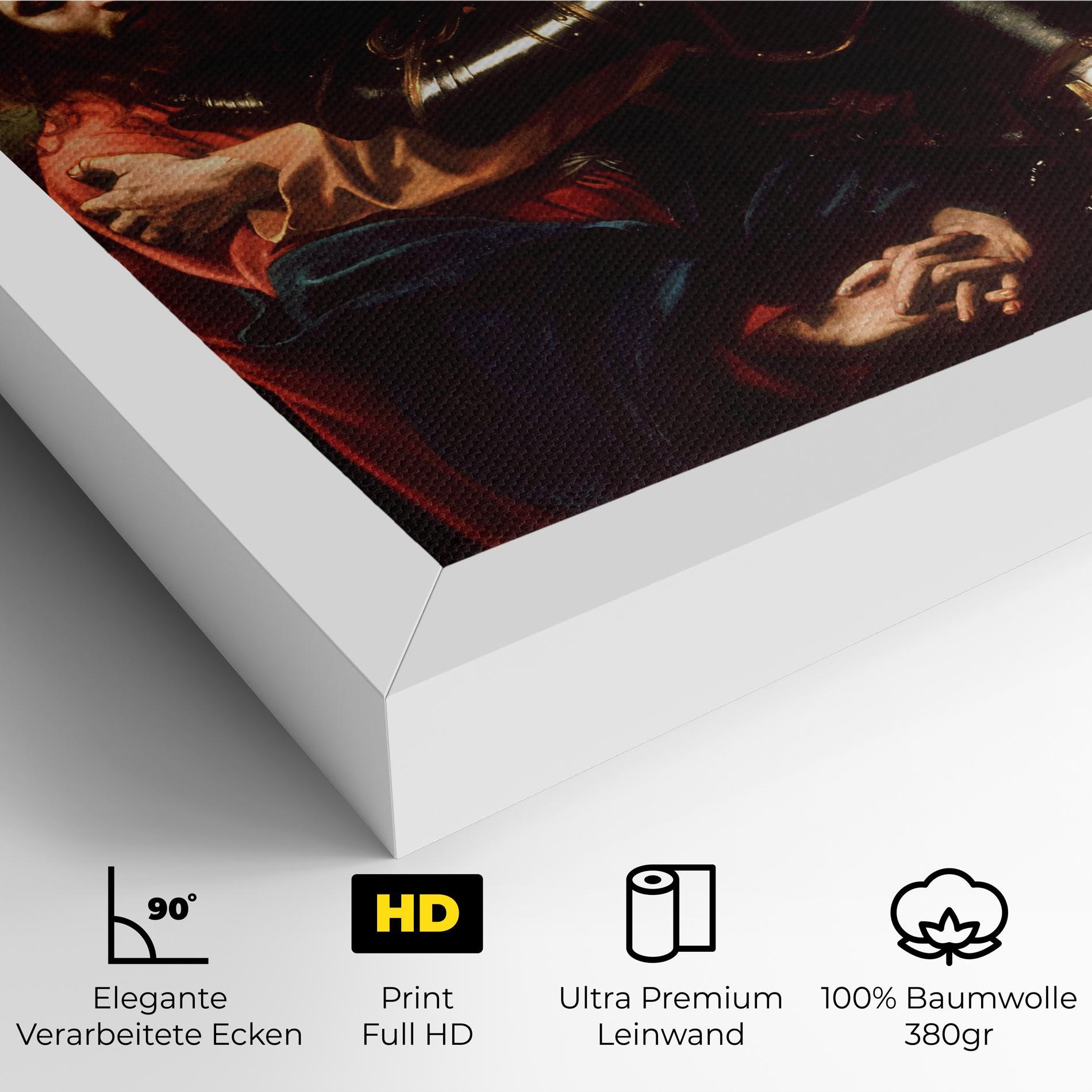 Leinwandbild The Taking Of Christ mockup 4