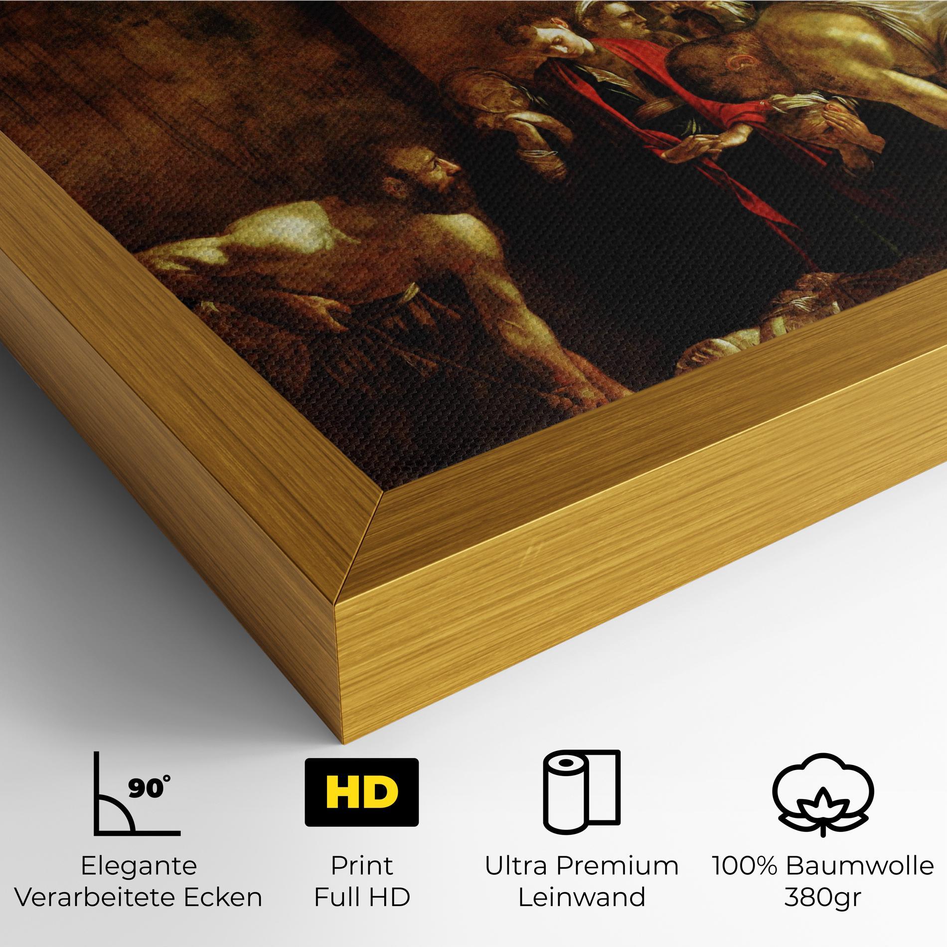 Leinwandbild Burial Of Saint Lucy mockup 4