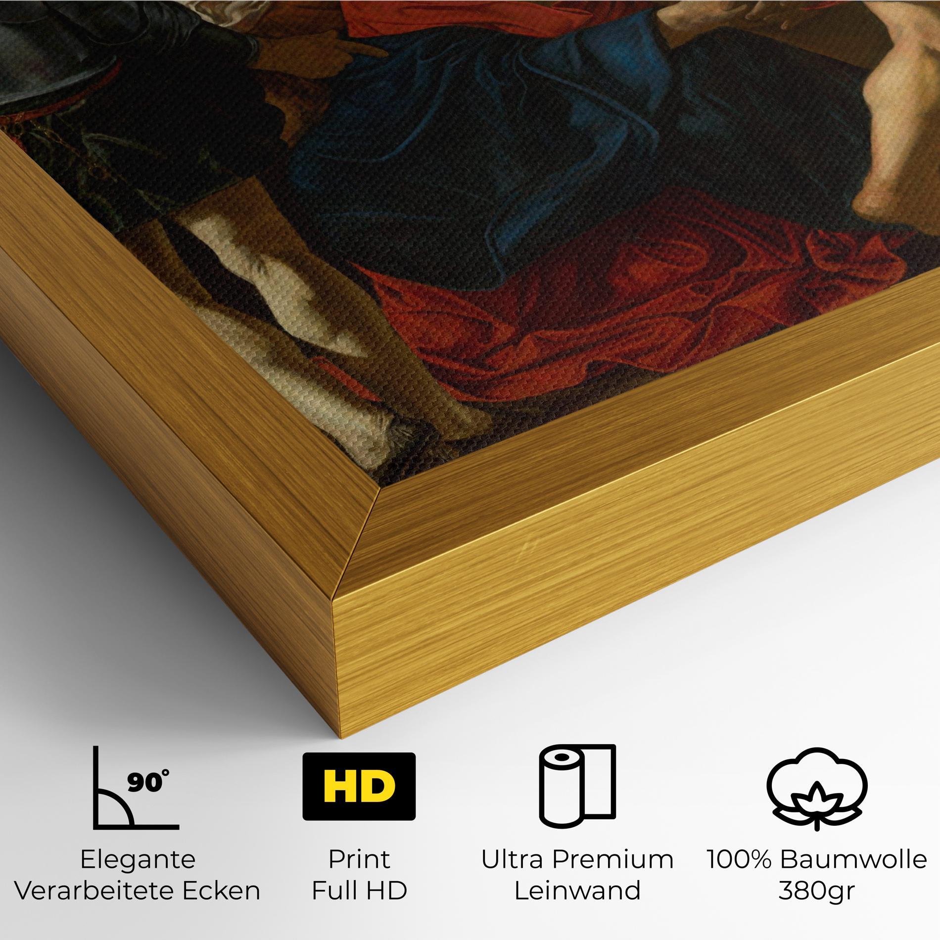 Leinwandbild Fall Of Christ Calvary mockup 4