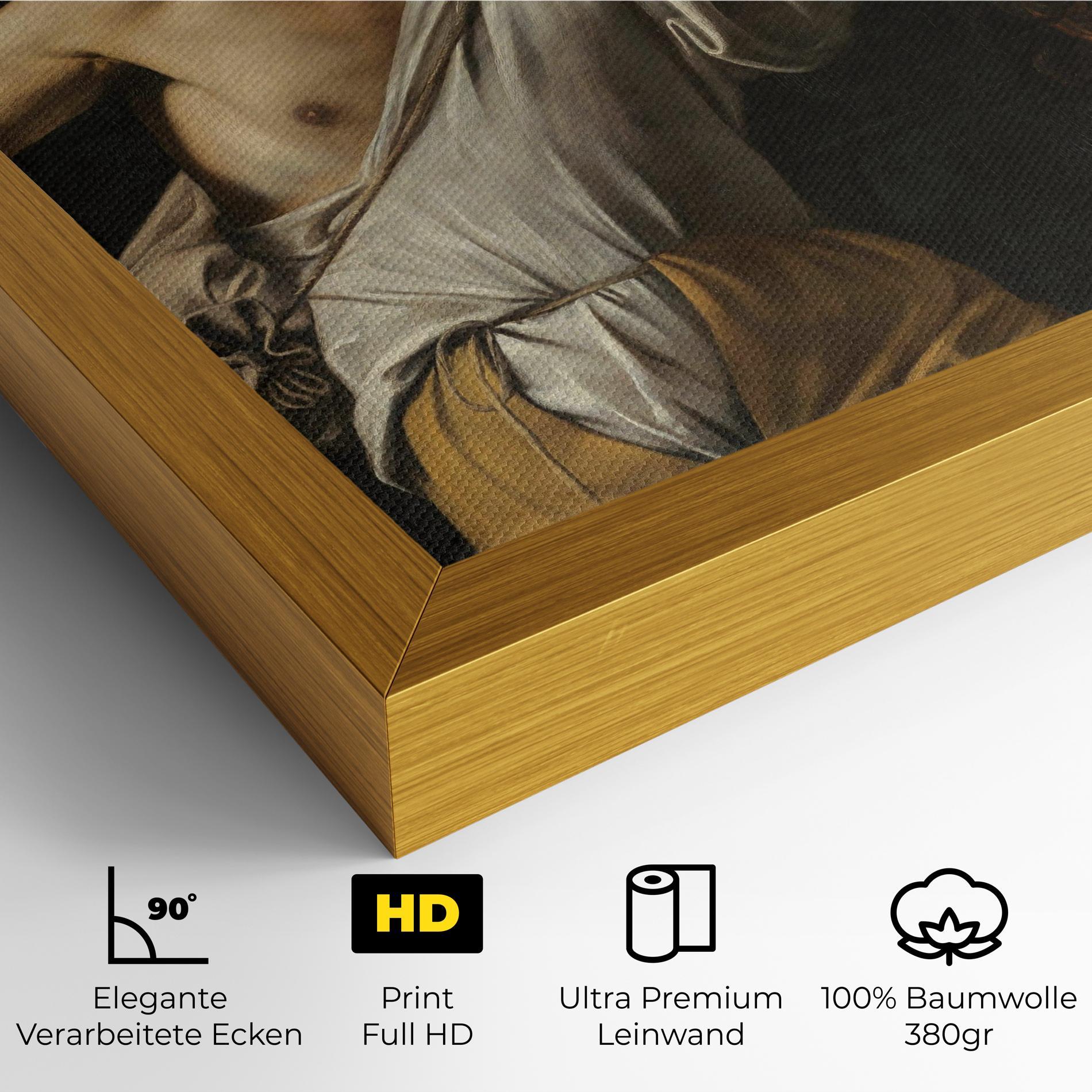 Leinwandbild The Head Of Goliath mockup 4